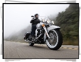 Test, Harley Davidson Road King Classic, Droga