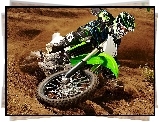 Wyścig, Kawasaki KX450F, Piasek