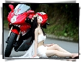 Kobieta, Motocykl, Agusta