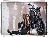 BMW, Motor, Predator, Film, Kobieta