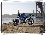 Motocykl, 2016, Niebieski, BMW G 310 R