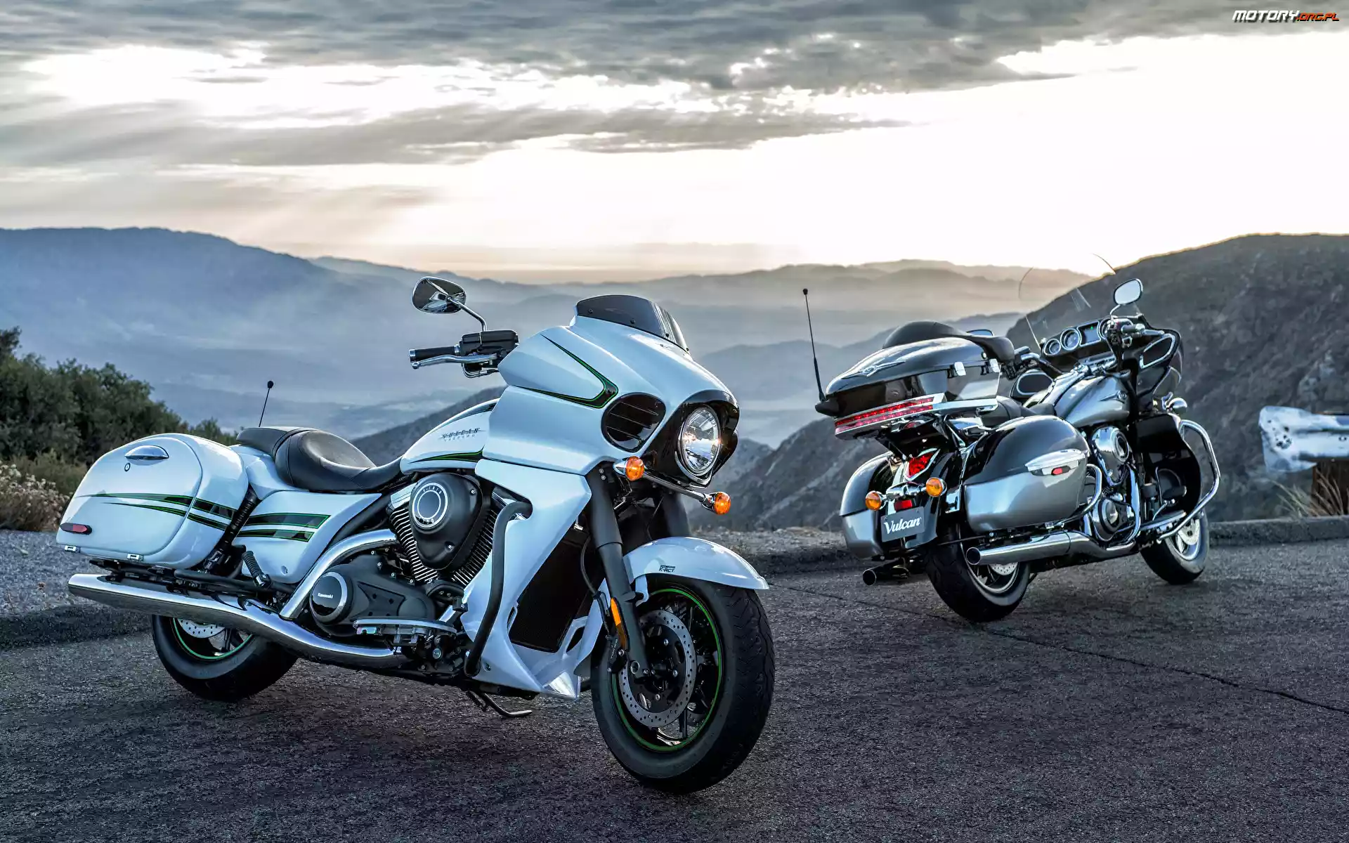 Kawasaki Vulcan 1700 Vaquero, Dwa, 2009, Kawasaki Vulcan 1700 Voyager, Motocykle, 2016