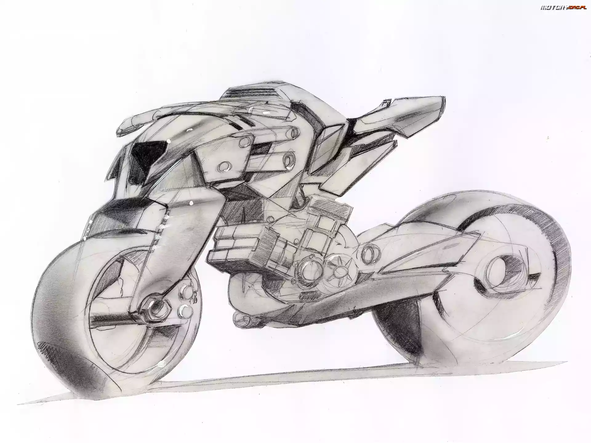 Projektowy, Aprilia FV2 1200, Szkic