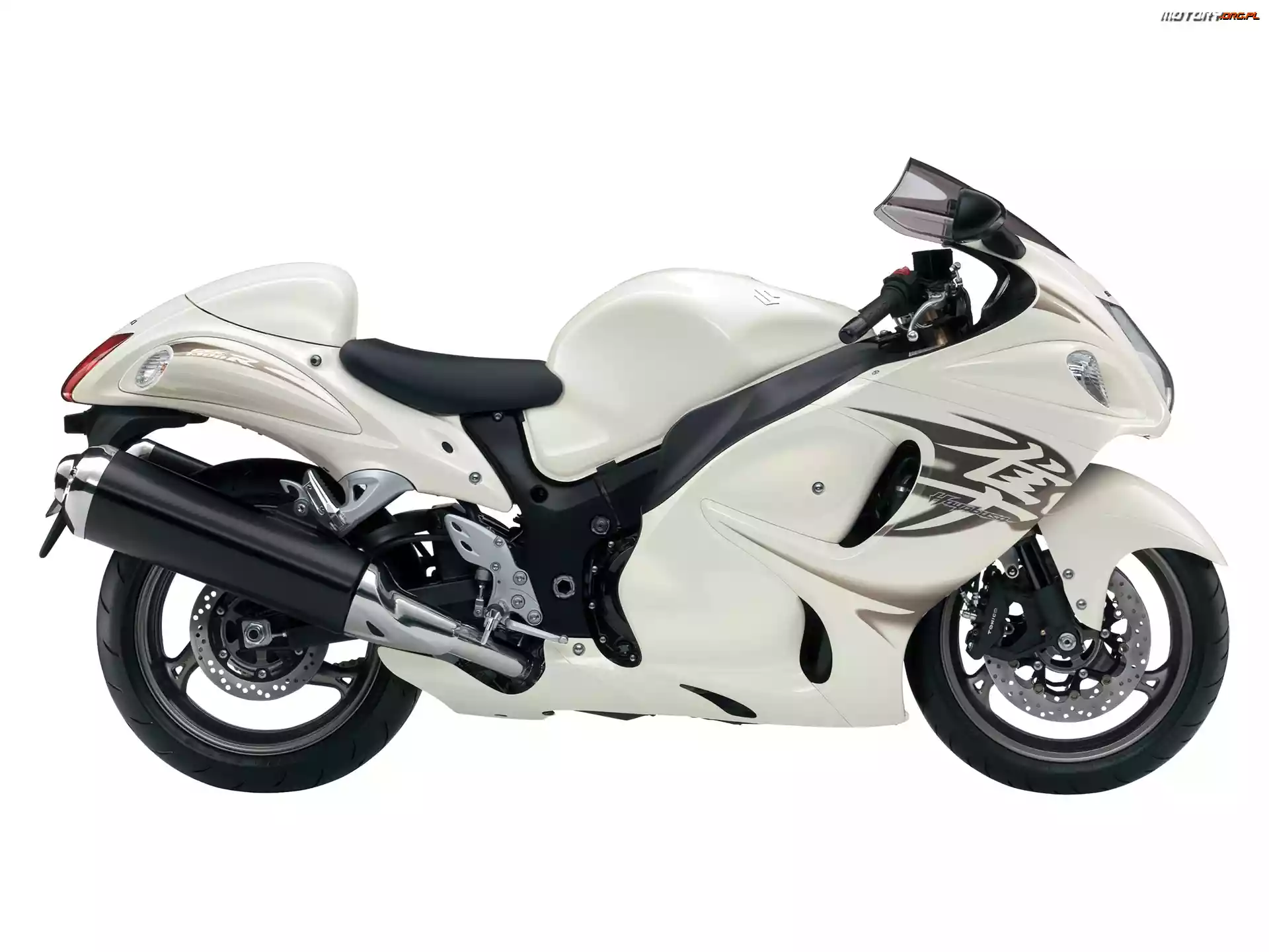 Tłumik, Biała, Suzuki GSX 1300R Hayabusa