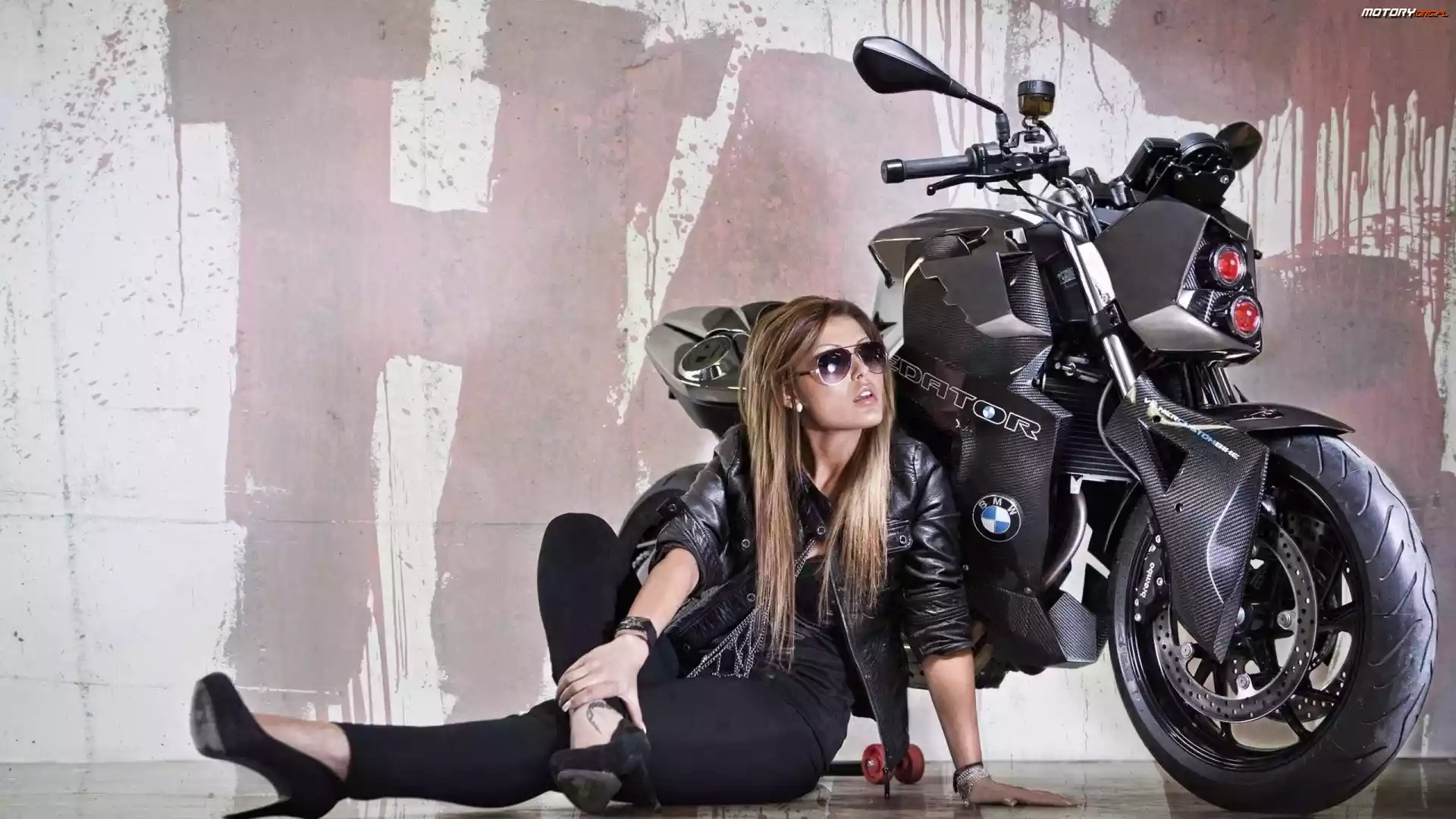 BMW, Motor, Predator, Film, Kobieta