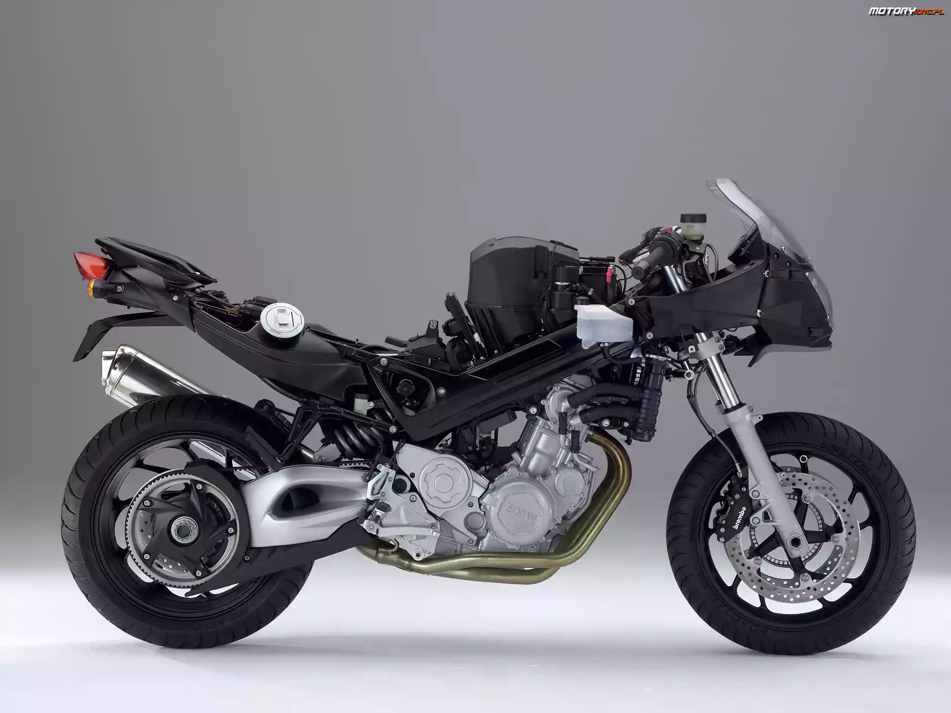 Przekrój, BMW F800S, Rama