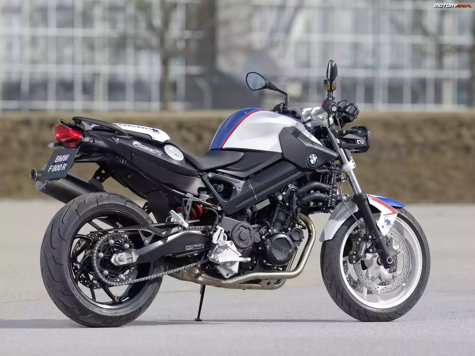Napędowy, BMW F800R, Układ