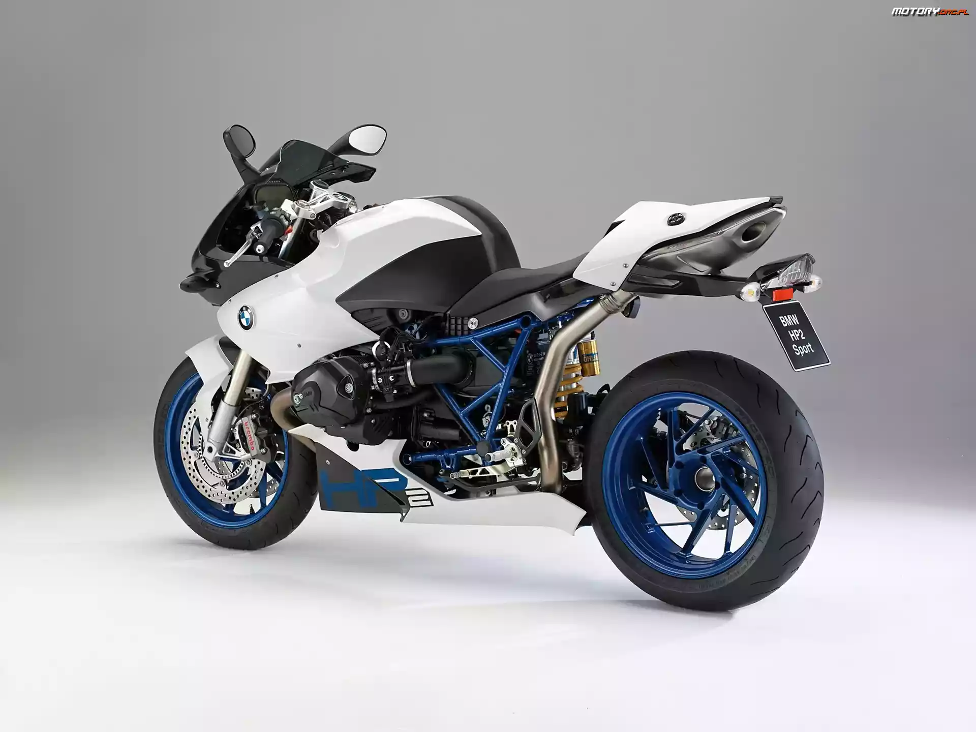 Rama, Wydechowy, BMW HP2 Sport, Układ