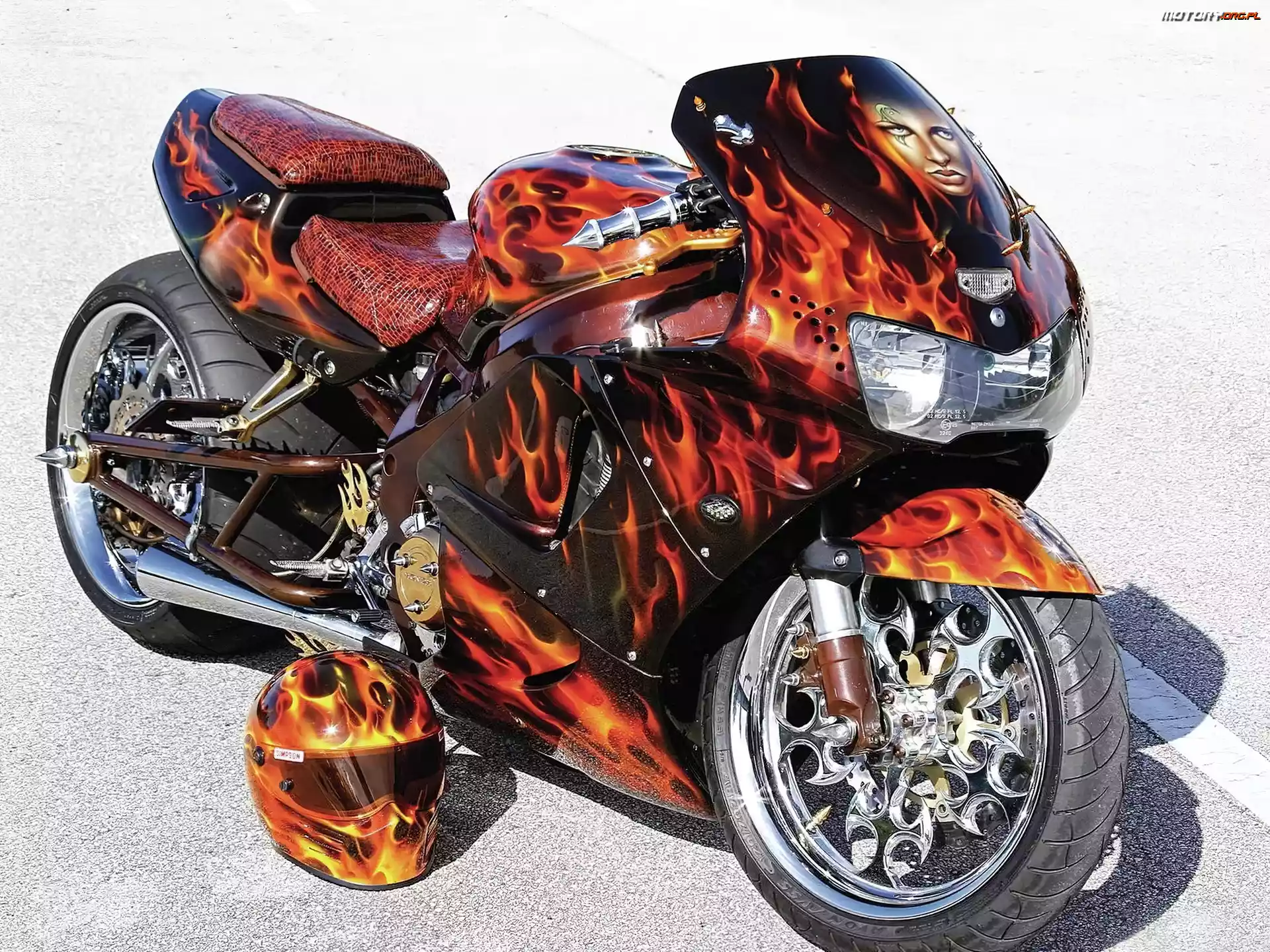 Kask, Motocykl, Ścigacz