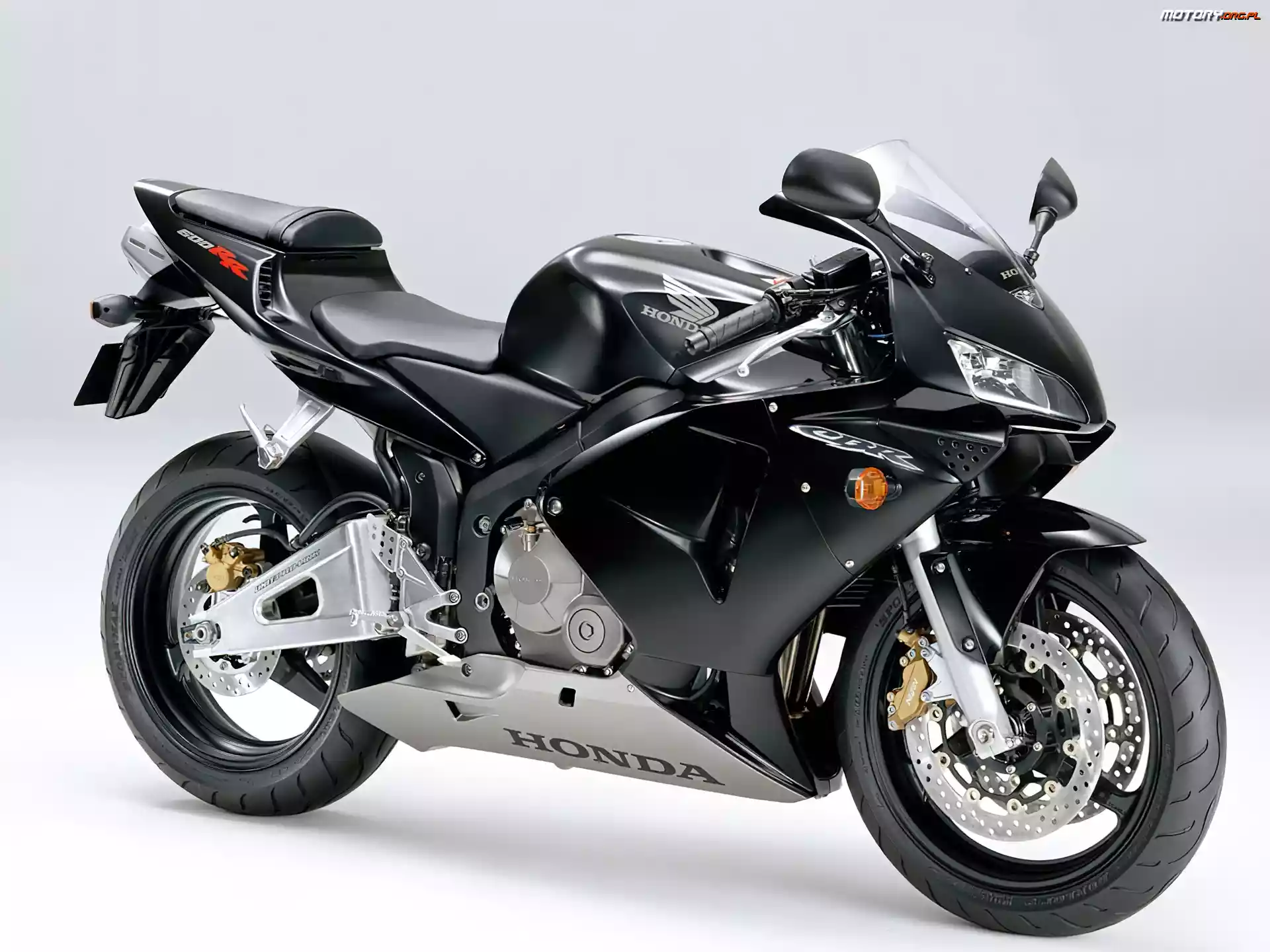Czarna, Honda, 600, CBR