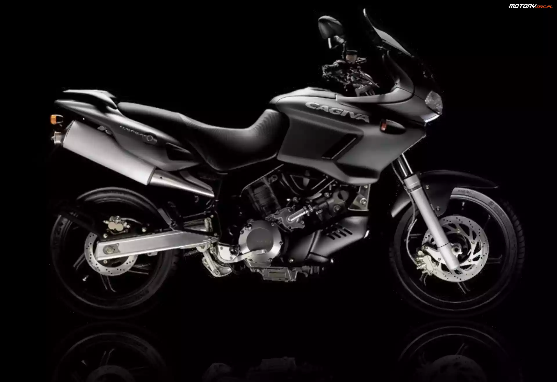 Cagiva Mito 125, czarny