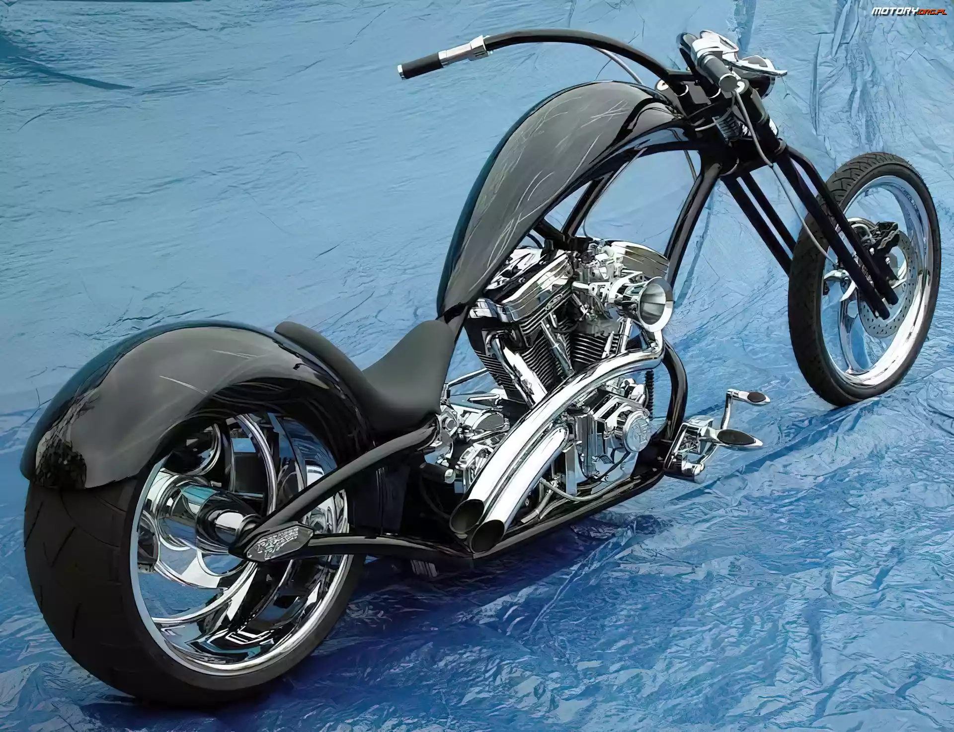 tłumik , czarny, światła , opony , Chopper, Cruiser, koła, lusterka, kierownica, siedzenie