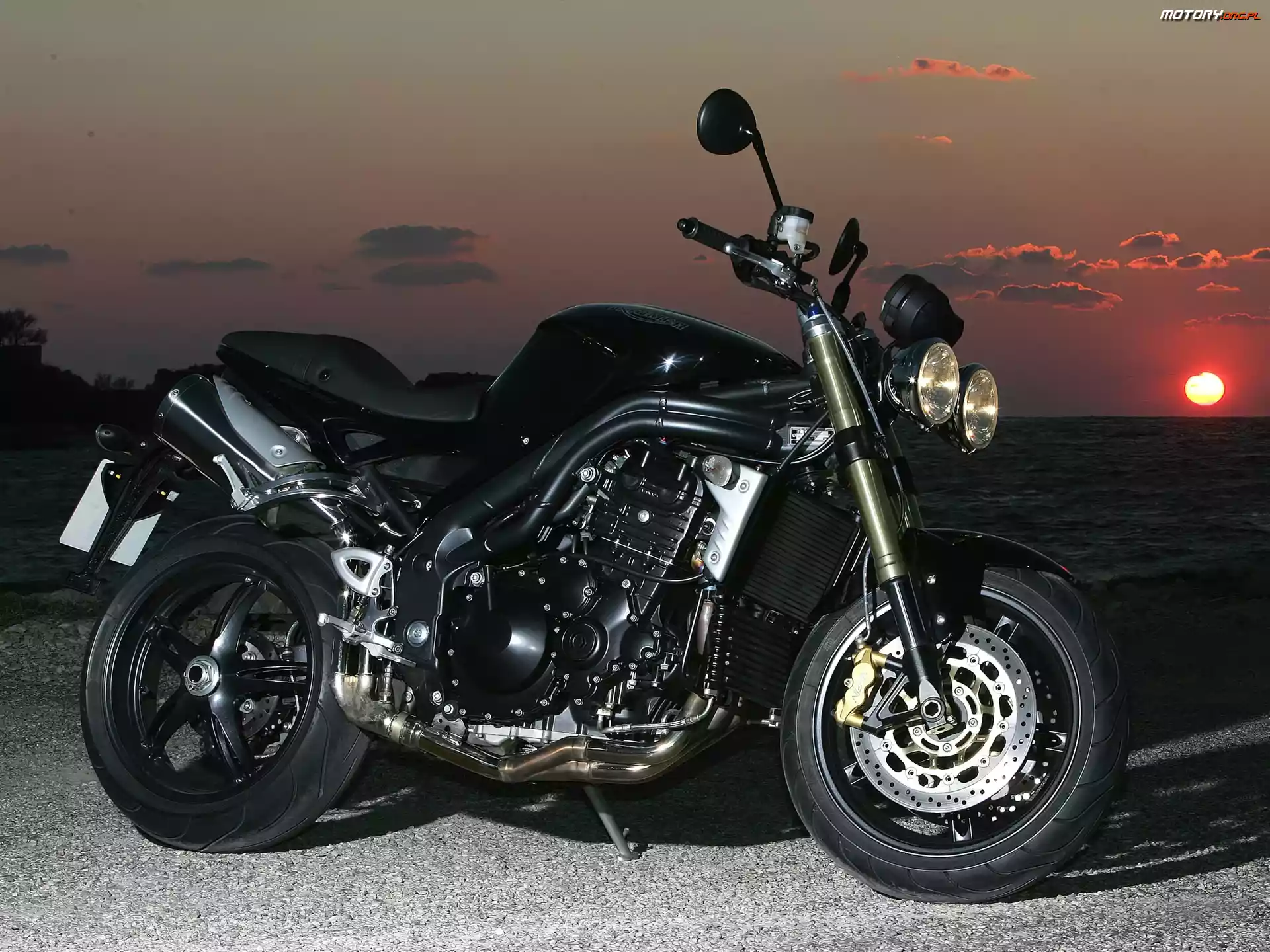 Naked, Czarny, Triumph Speed Triple