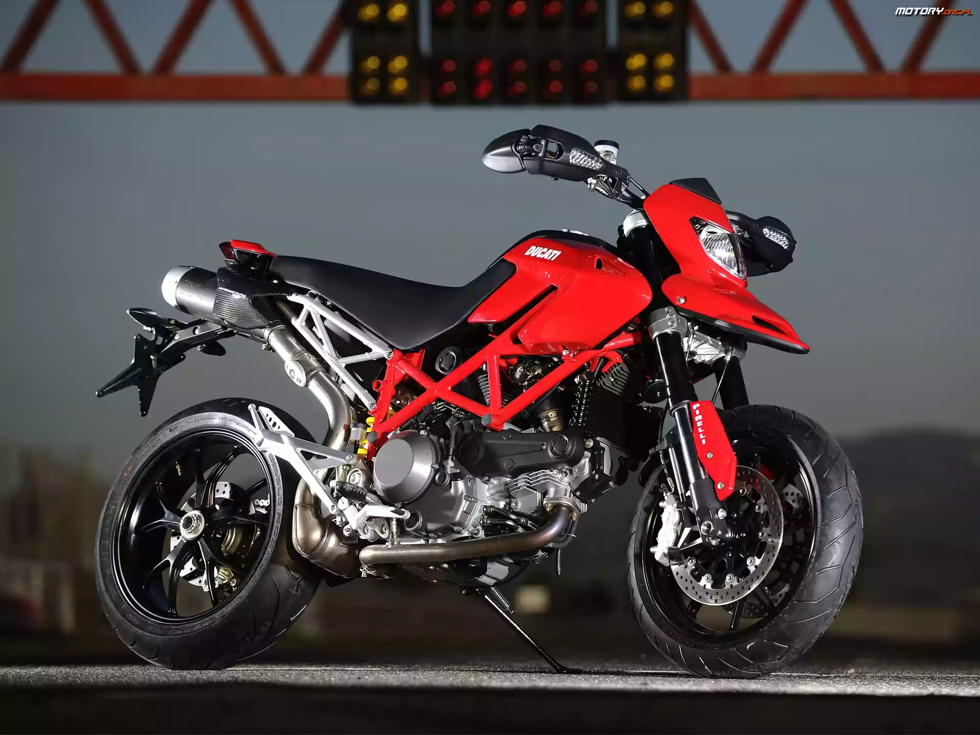 Alufelgi, Czerwone, Ducati Hypermotard 1100