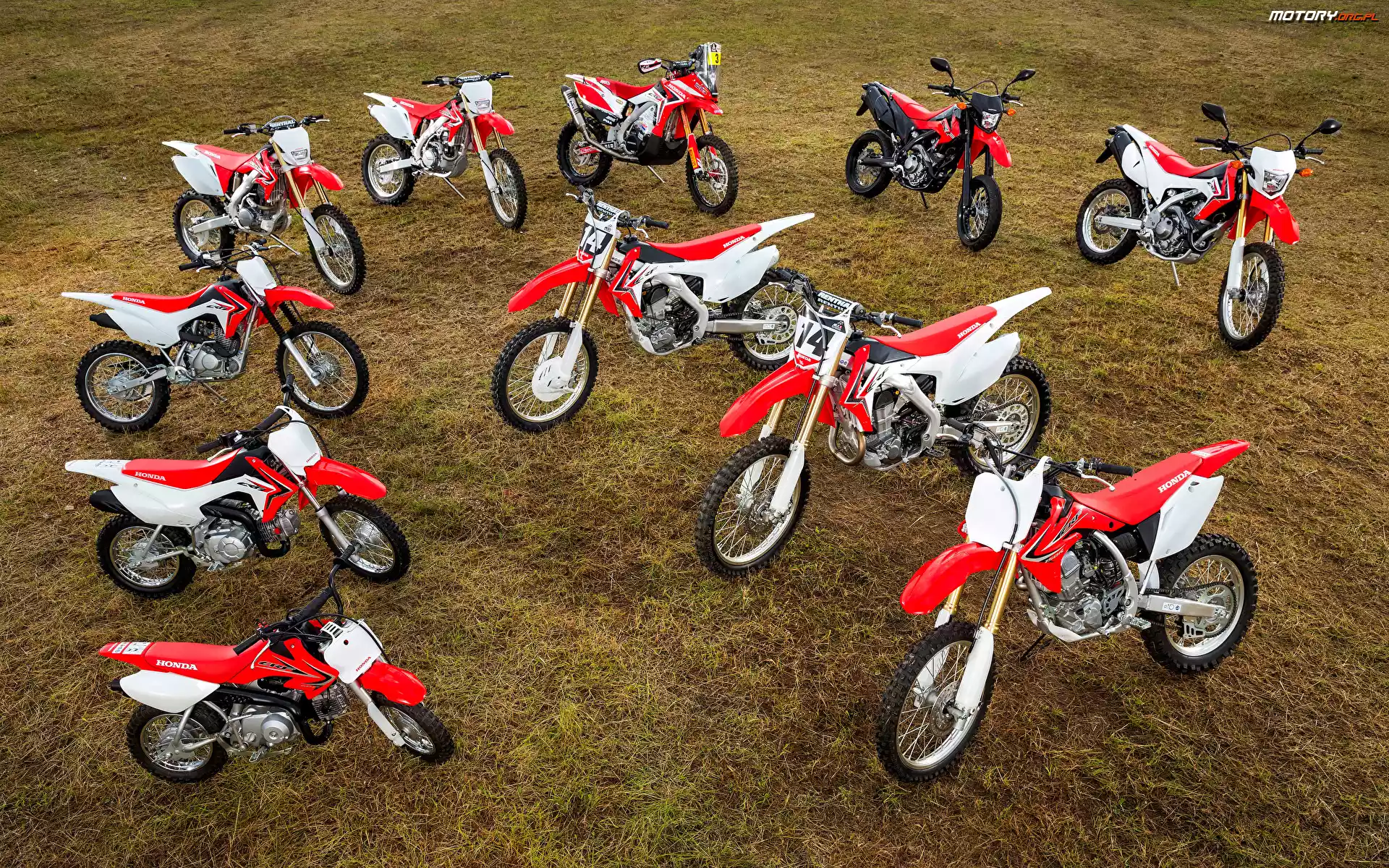 Czerwono-białe, Motocykle, Honda CRF