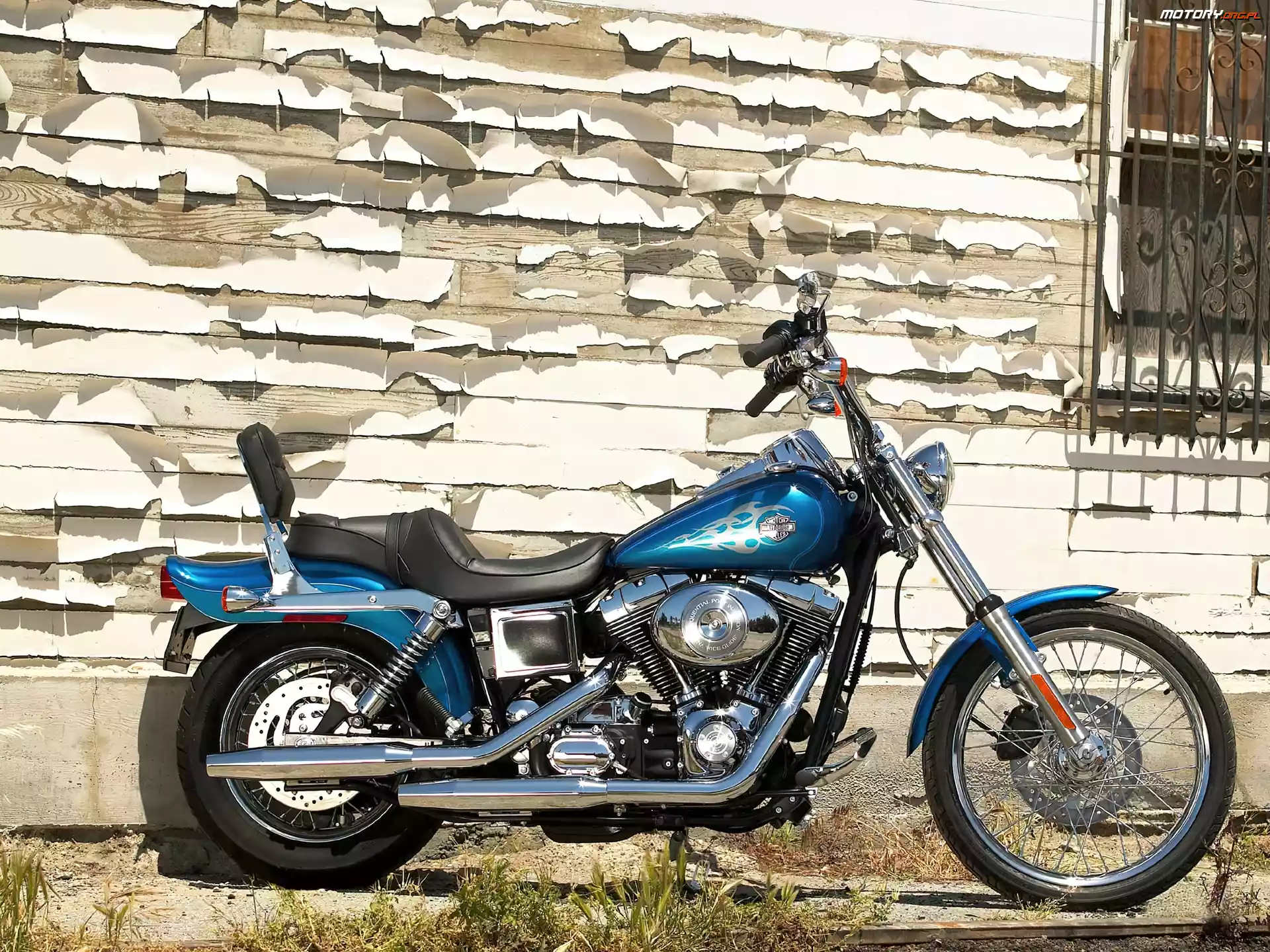 Oparcie, Harley Davidson Dyna Wide Glide, Amortyzator