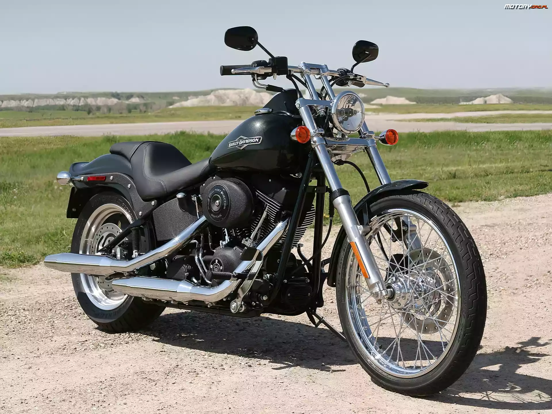 Szprychy, Harley Davidson Softail Night Train, Reflektor