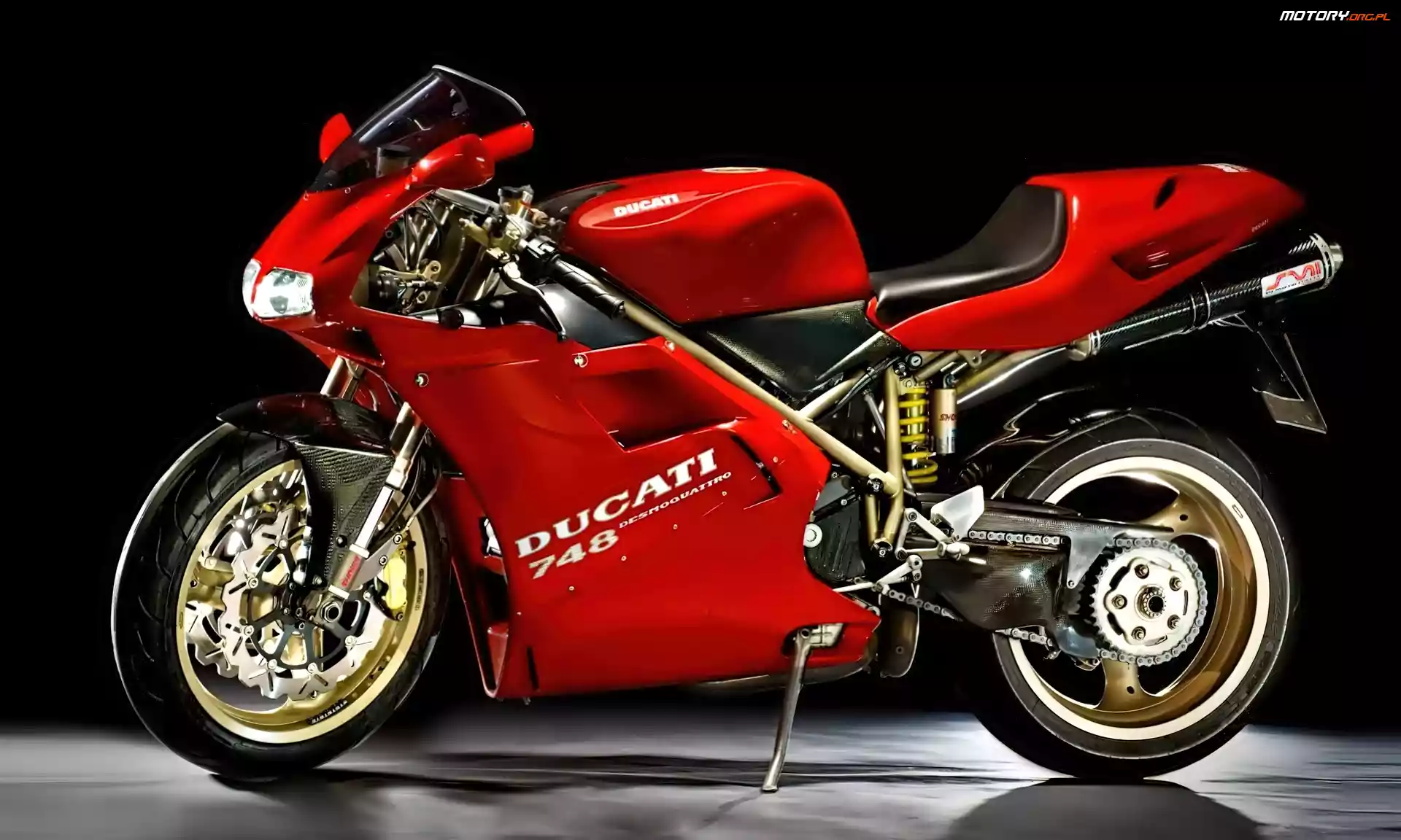 Czerwony, Ducati, 748