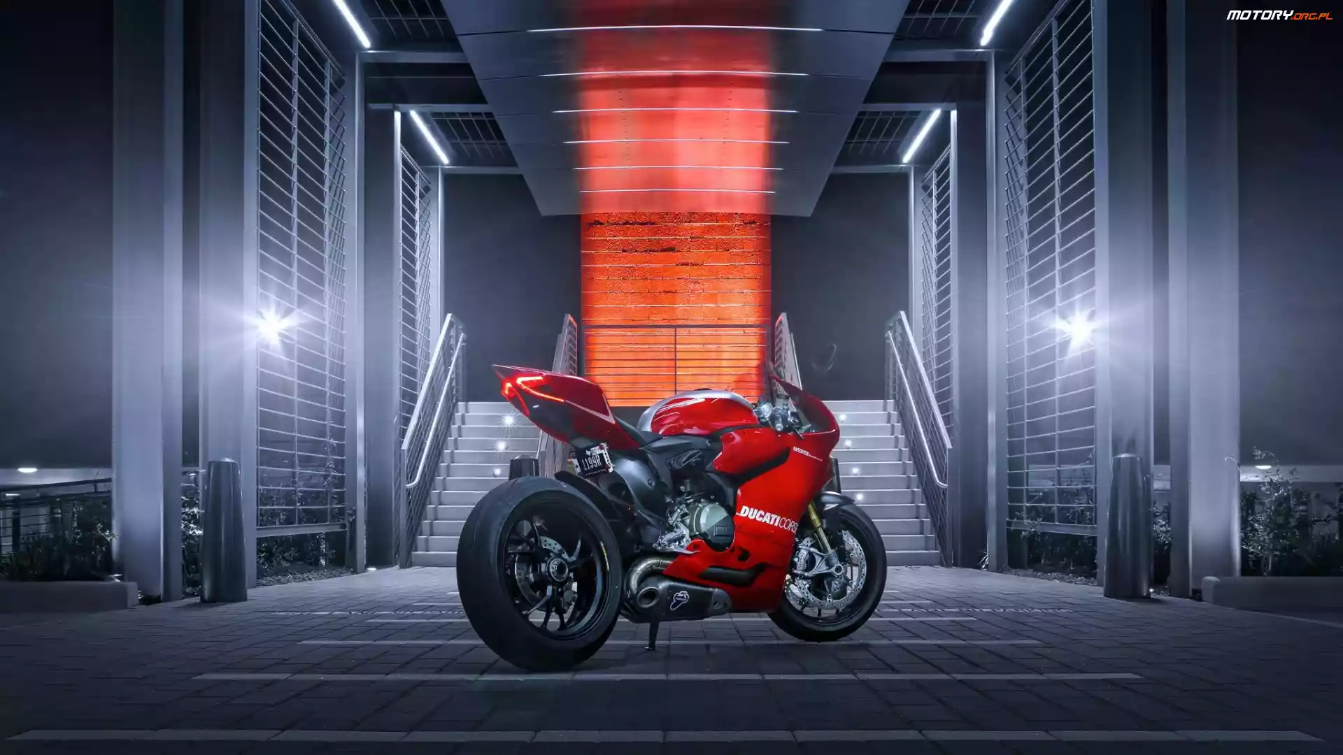 Ducati 1199 Paginale, Czerwony, Motocykl