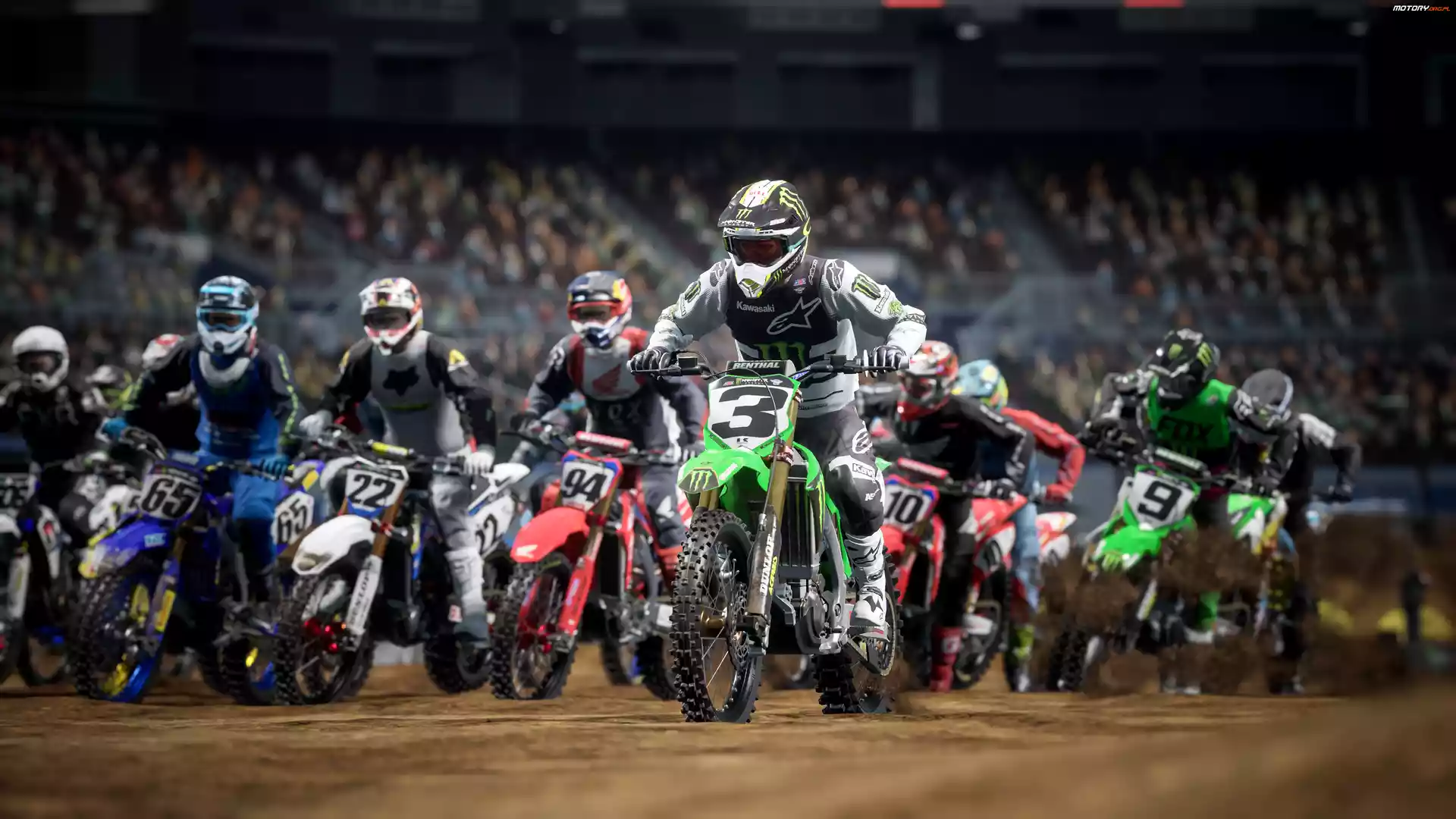 Monster Energy Supercross 4, Motocykle, Gra, Wyścig