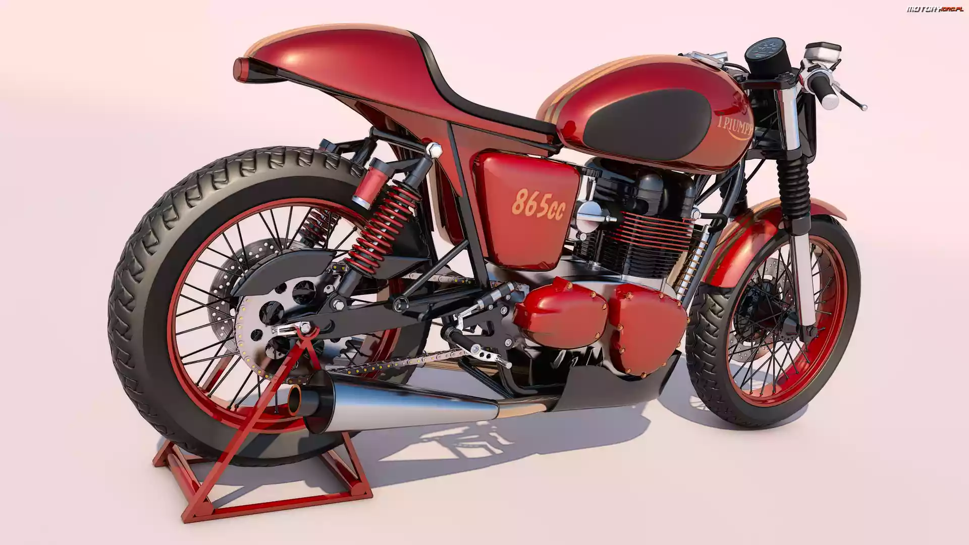 Grafika, Motocykl, Triumph Thruxton