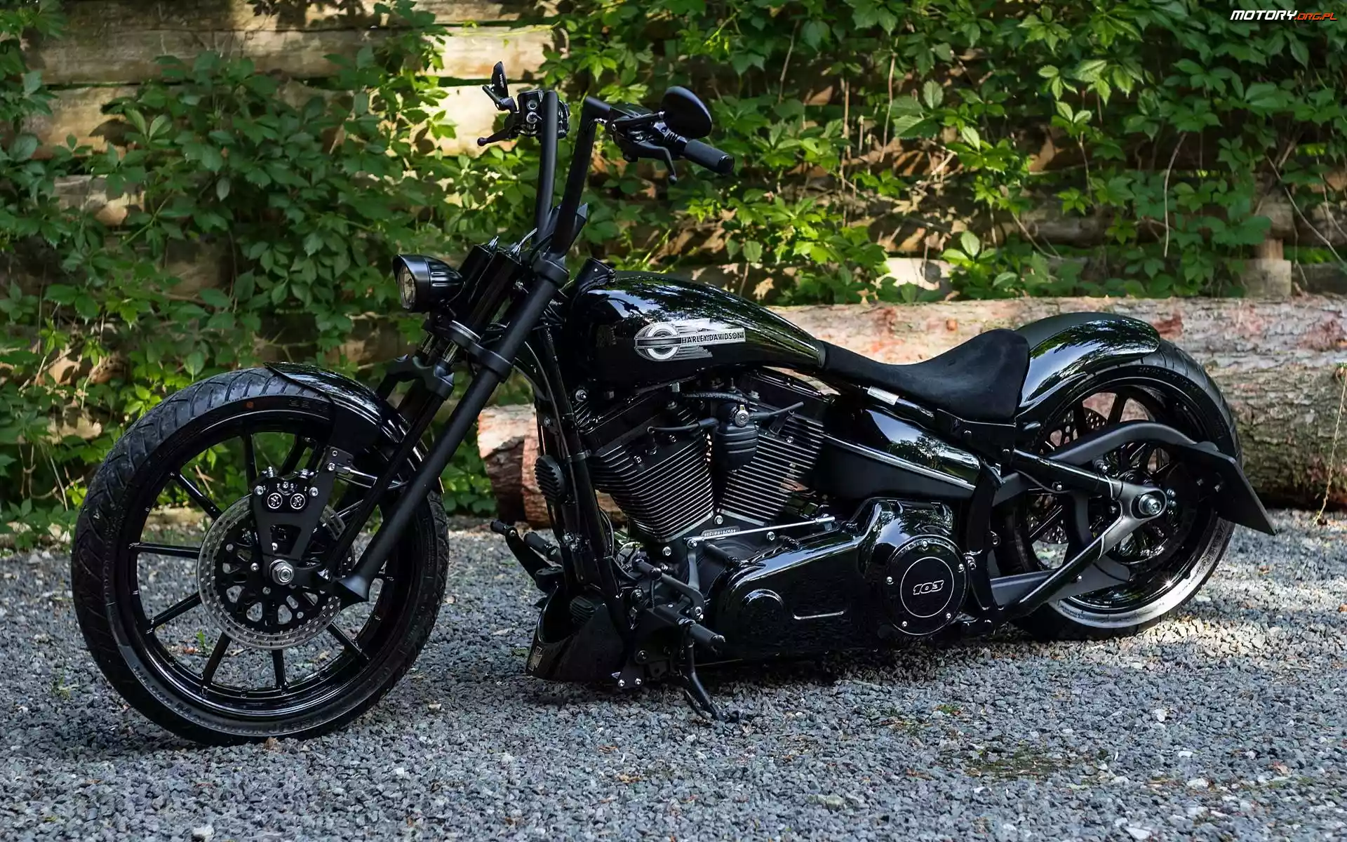 Harley Davidson, Czarny, Motocykl