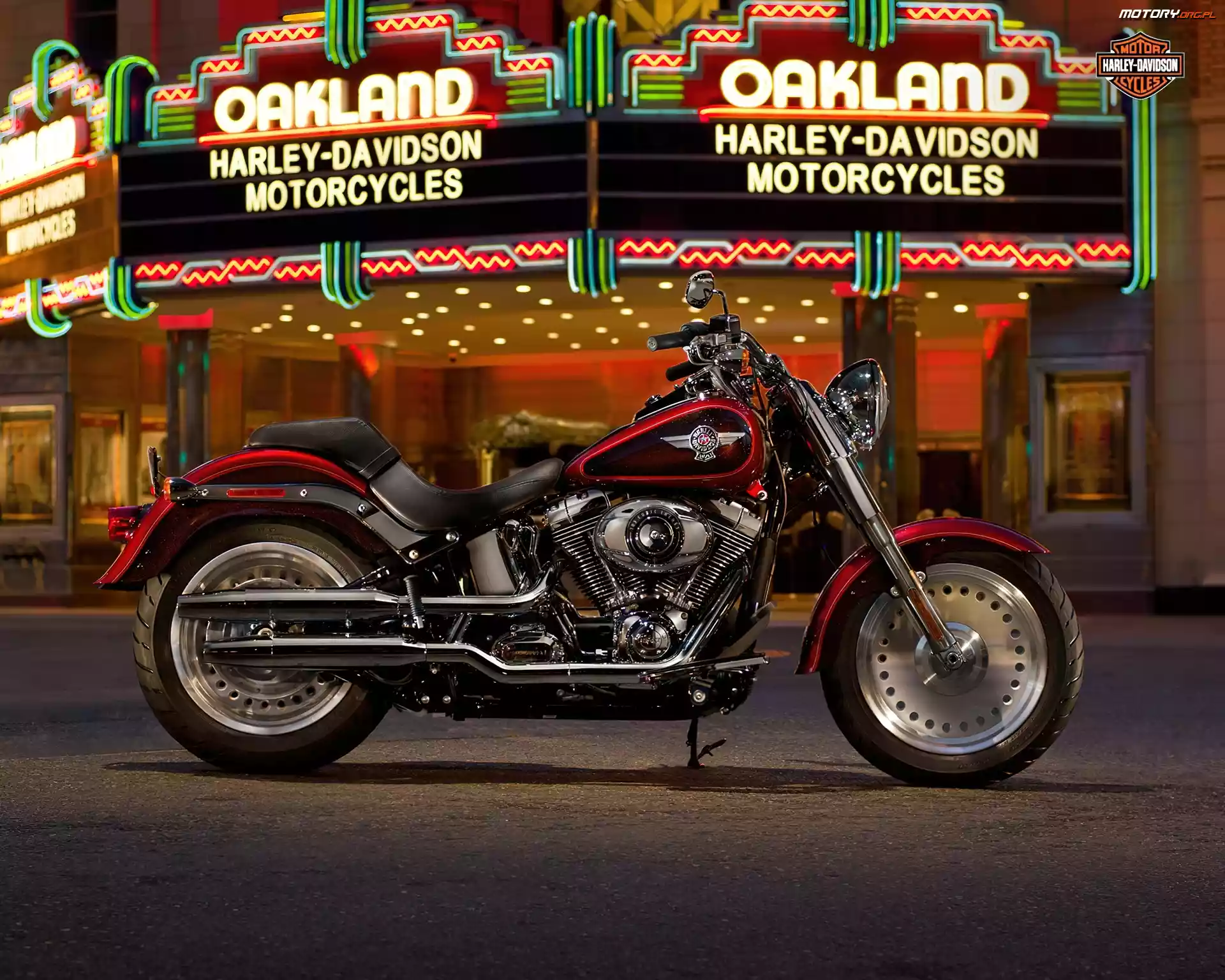 Harley Davidson, czerwony