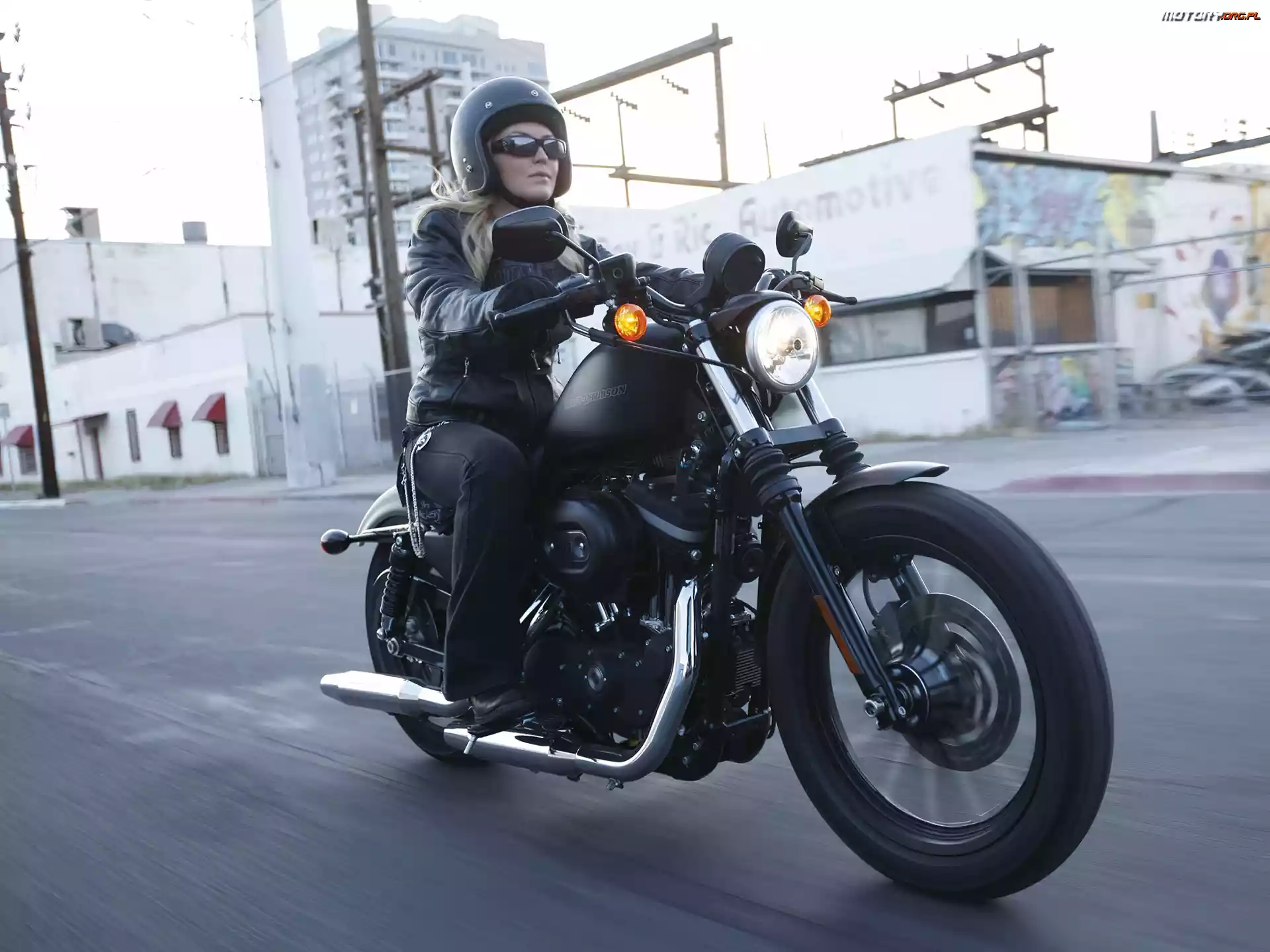Motocyklistka, Harley Davidson Sportster 883 Iron