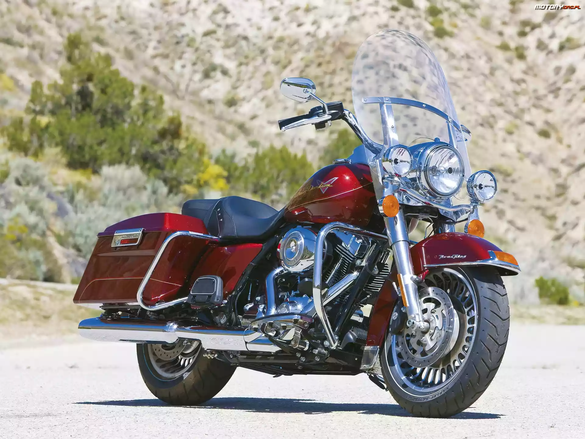 Szyba, Harley Davidson Road King