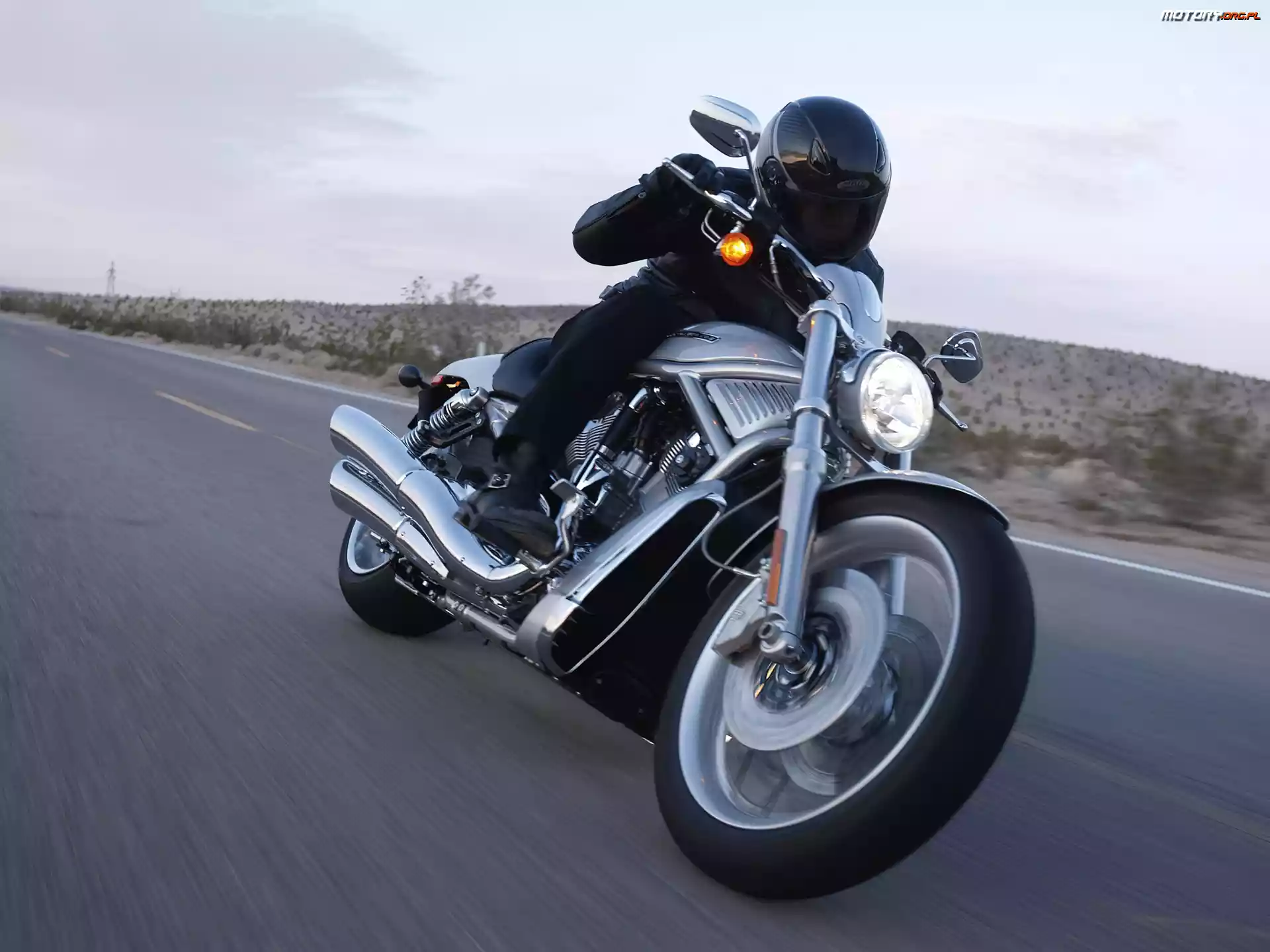 Przednia, Harley Davidson V-Rod, Lampa