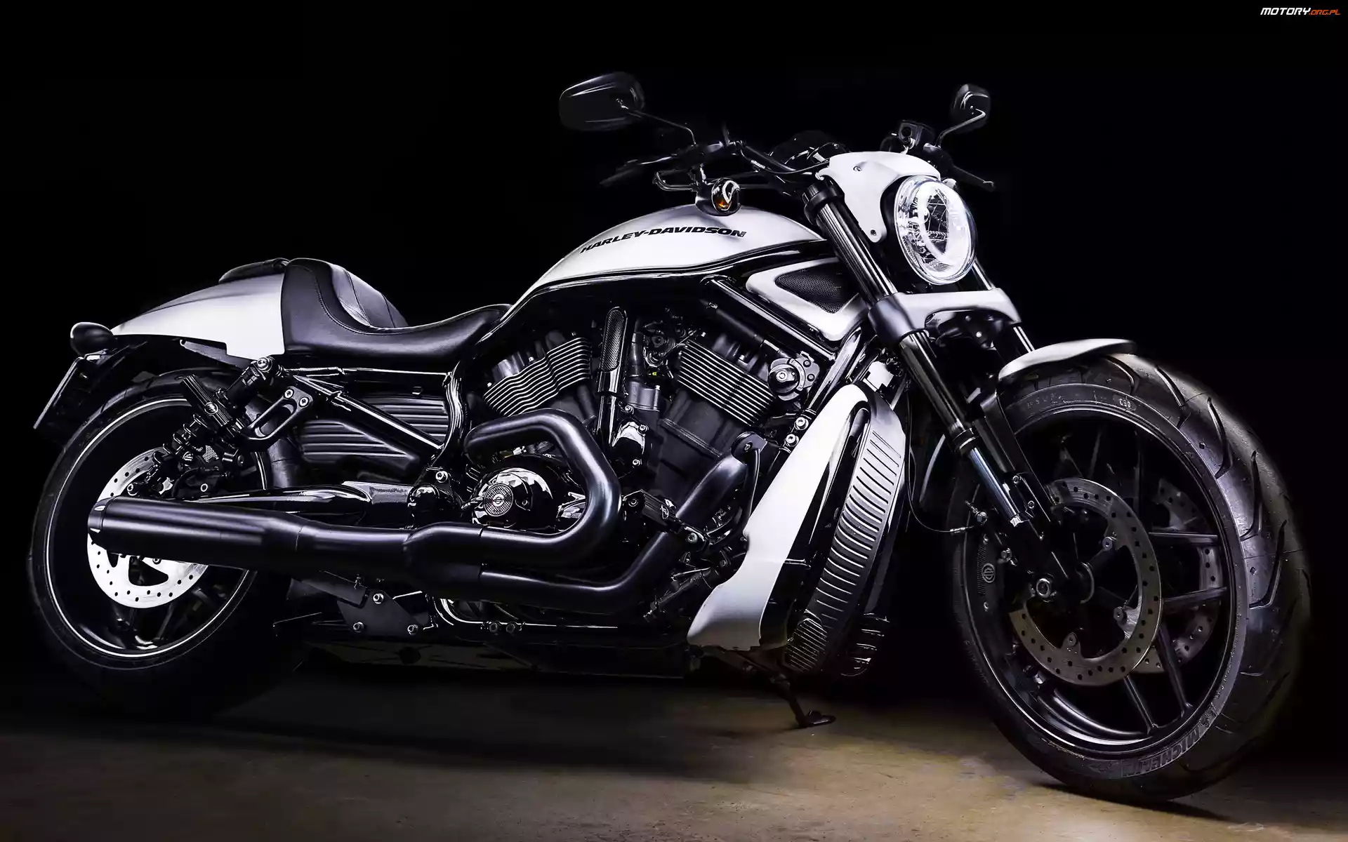 Harley Davidson, Tło, Motocykl, Ciemne