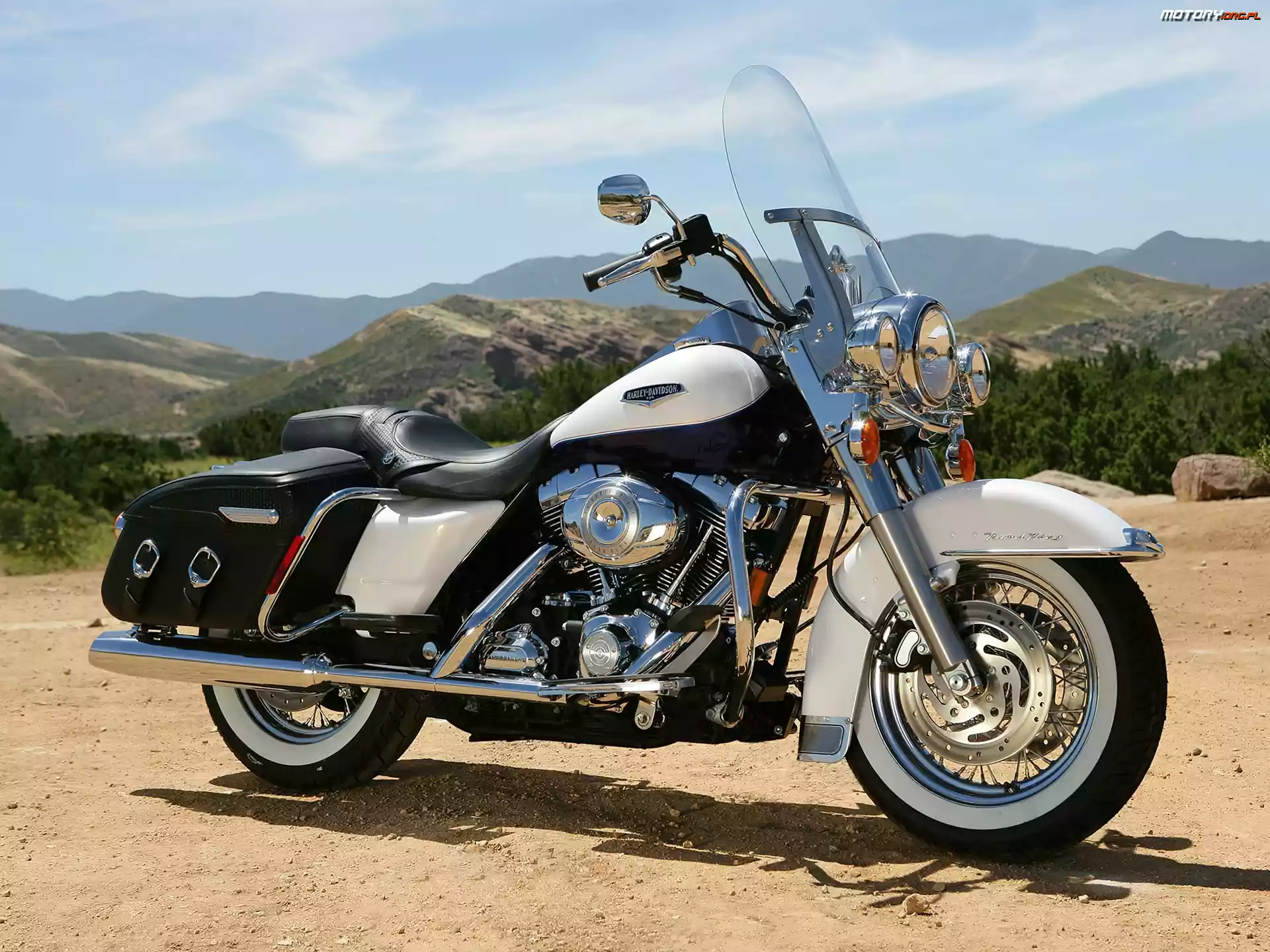 Szyba, Harley Davidson Road King, Turystyczna