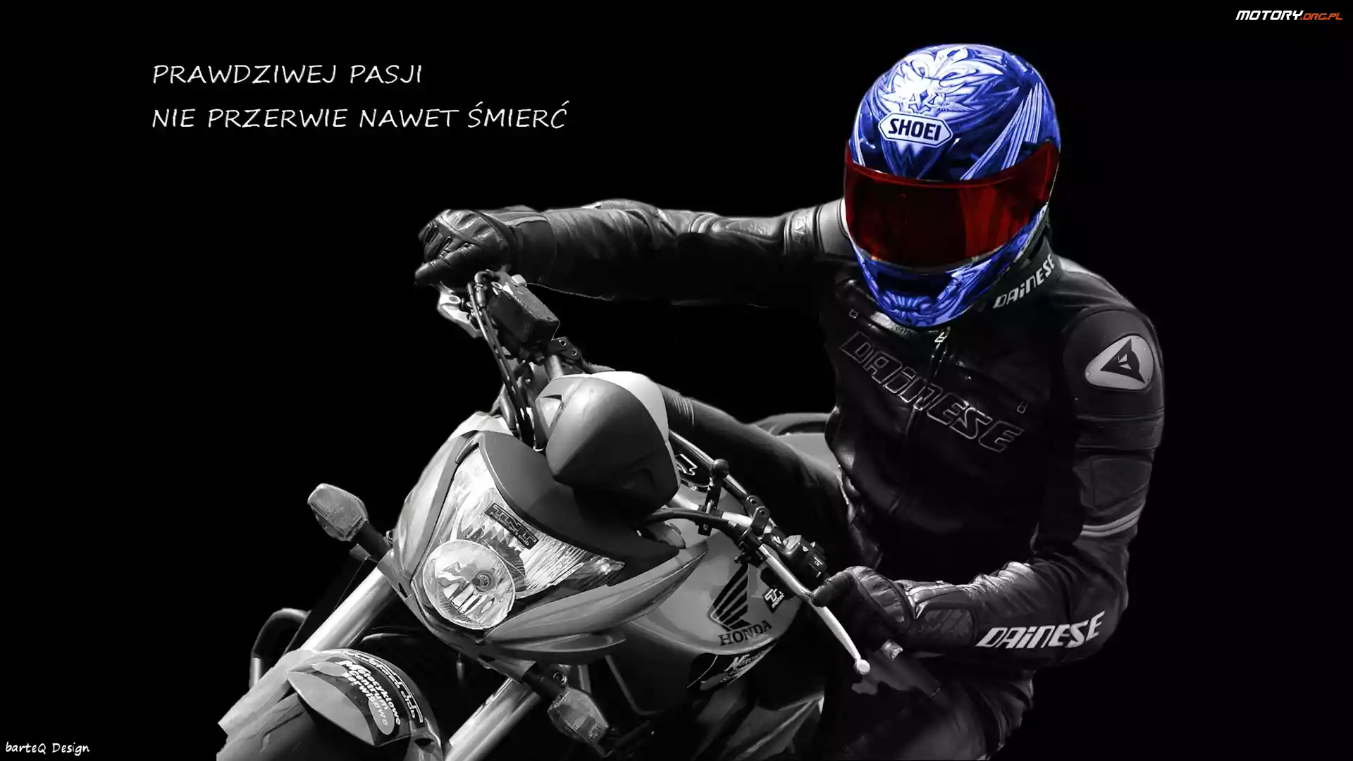 Motocykl, Honda, Pasja, Motocyklista