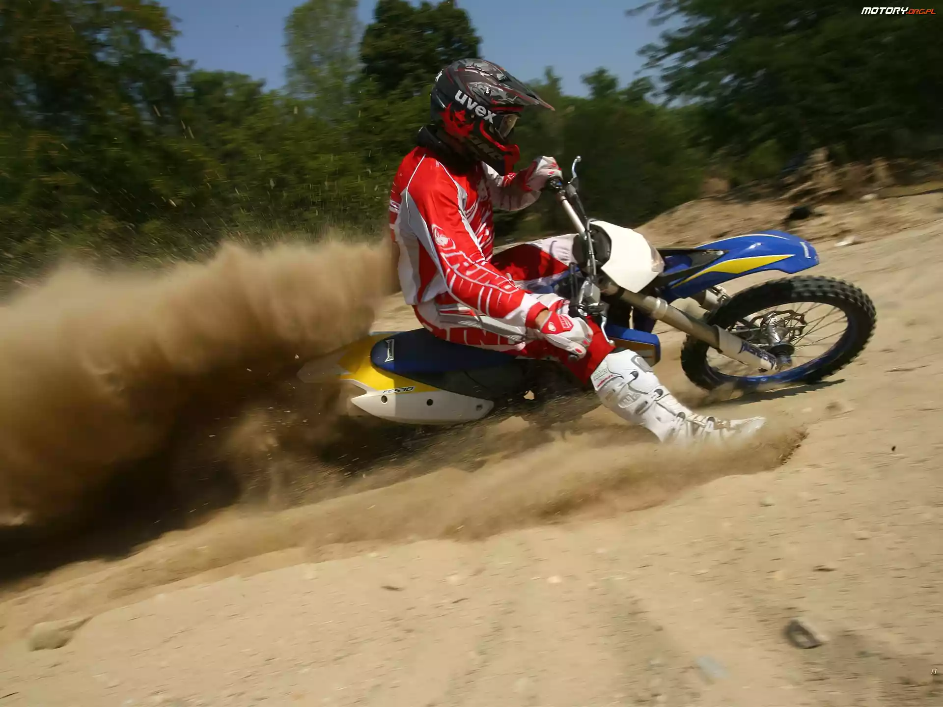 Terenowa, Husaberg FE570, Jazda