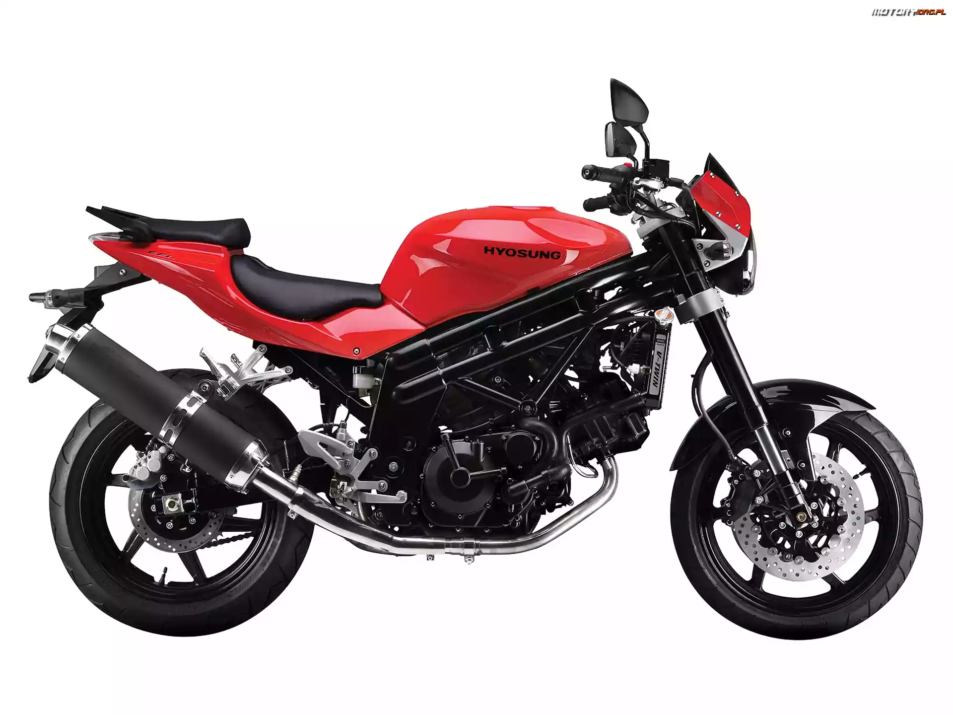 Hyosung GT650 EFI, Czarna, Felgi, Rama