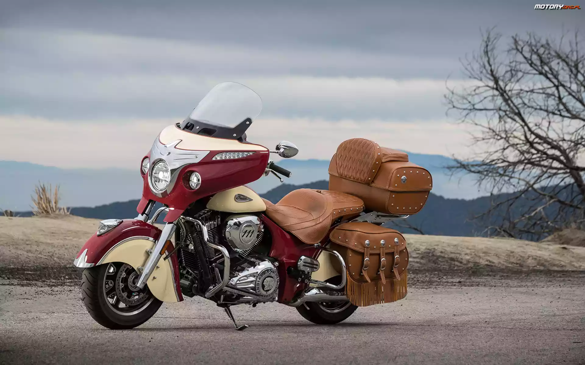 Skórzane, Indian Motorcycle, Kufer, Skórzany, Roadmaster Classic, Wykończenia