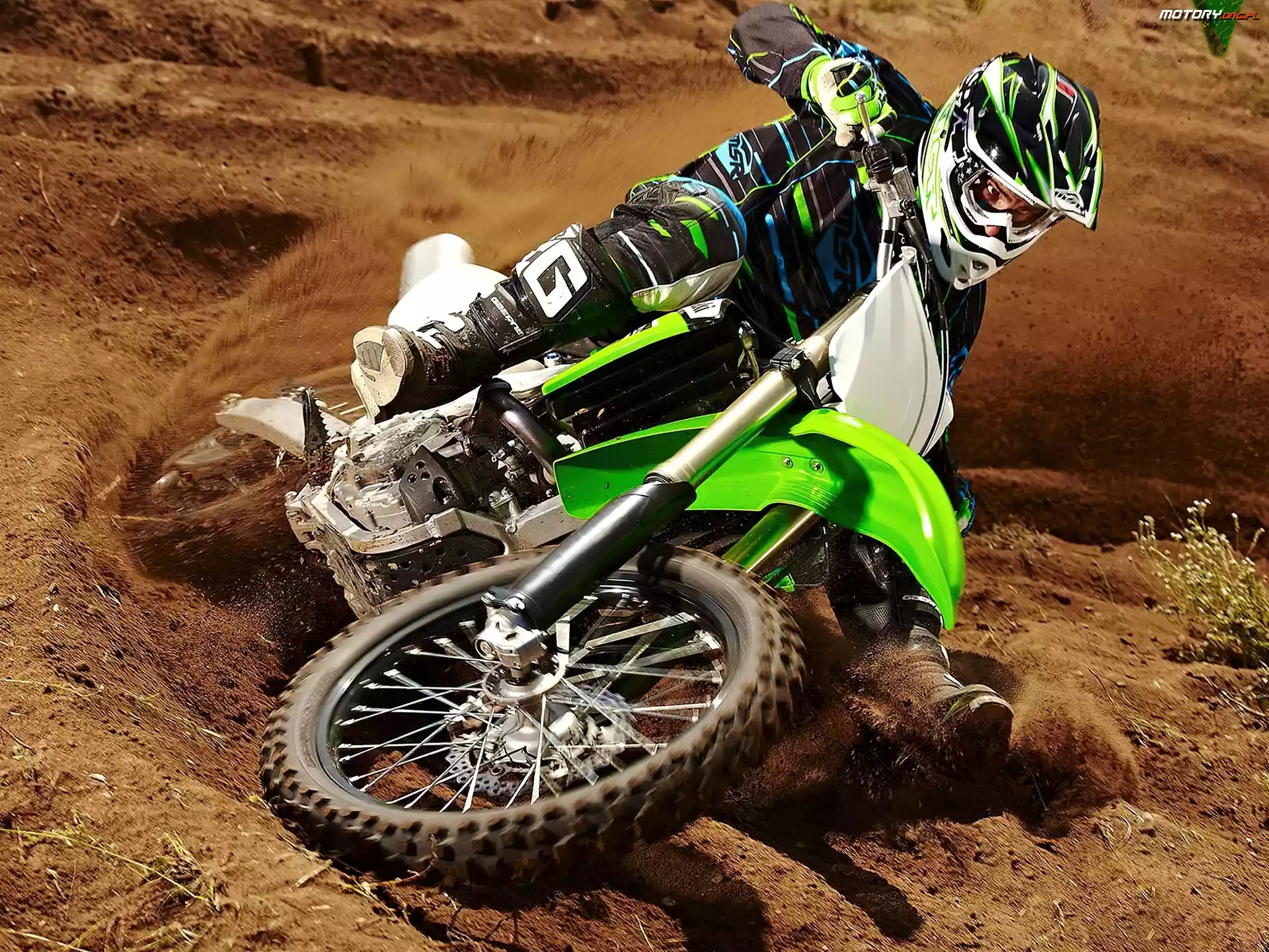 Wyścig, Kawasaki KX450F, Piasek
