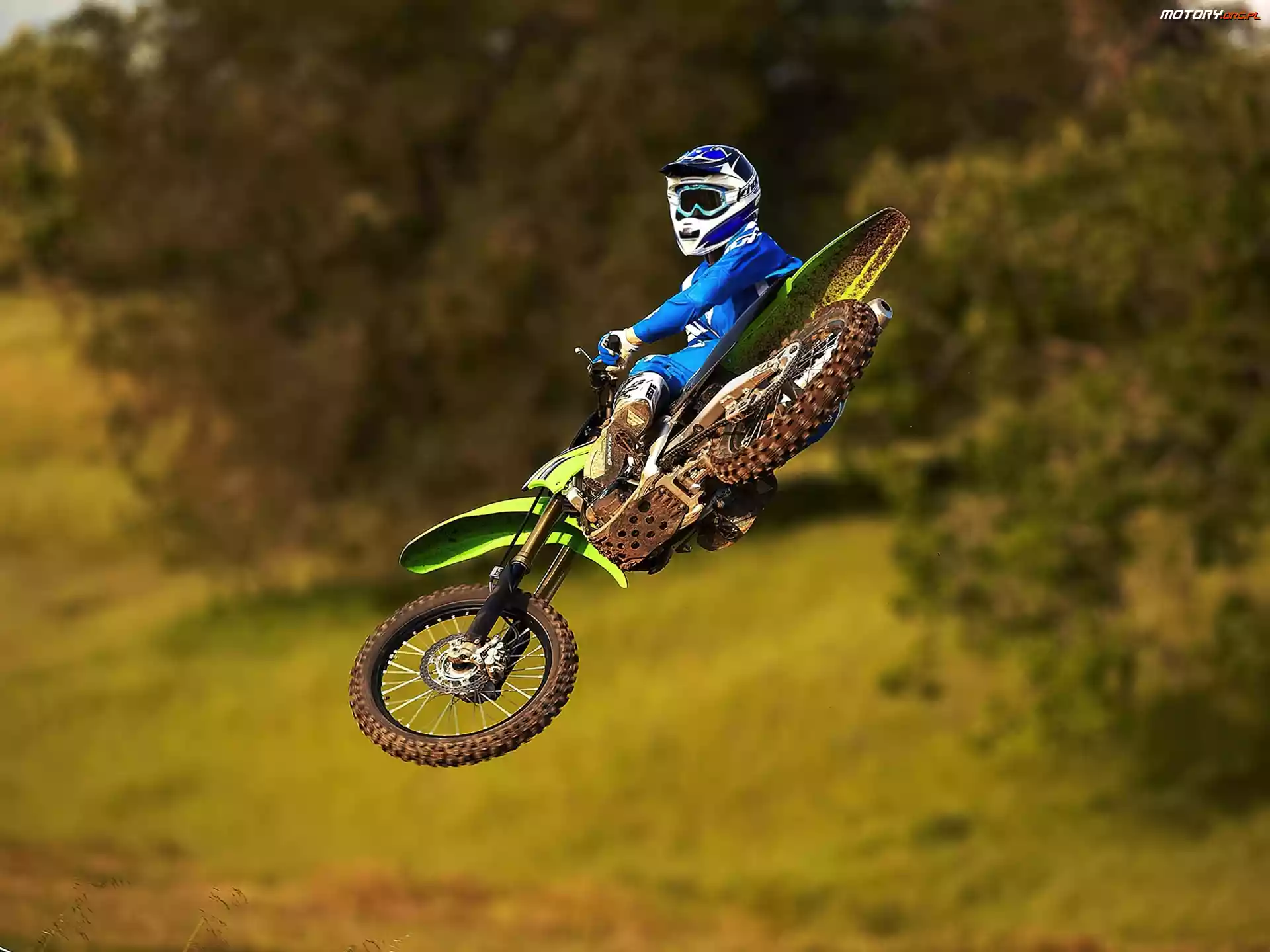 Opona, Kawasaki KX250F, Skok