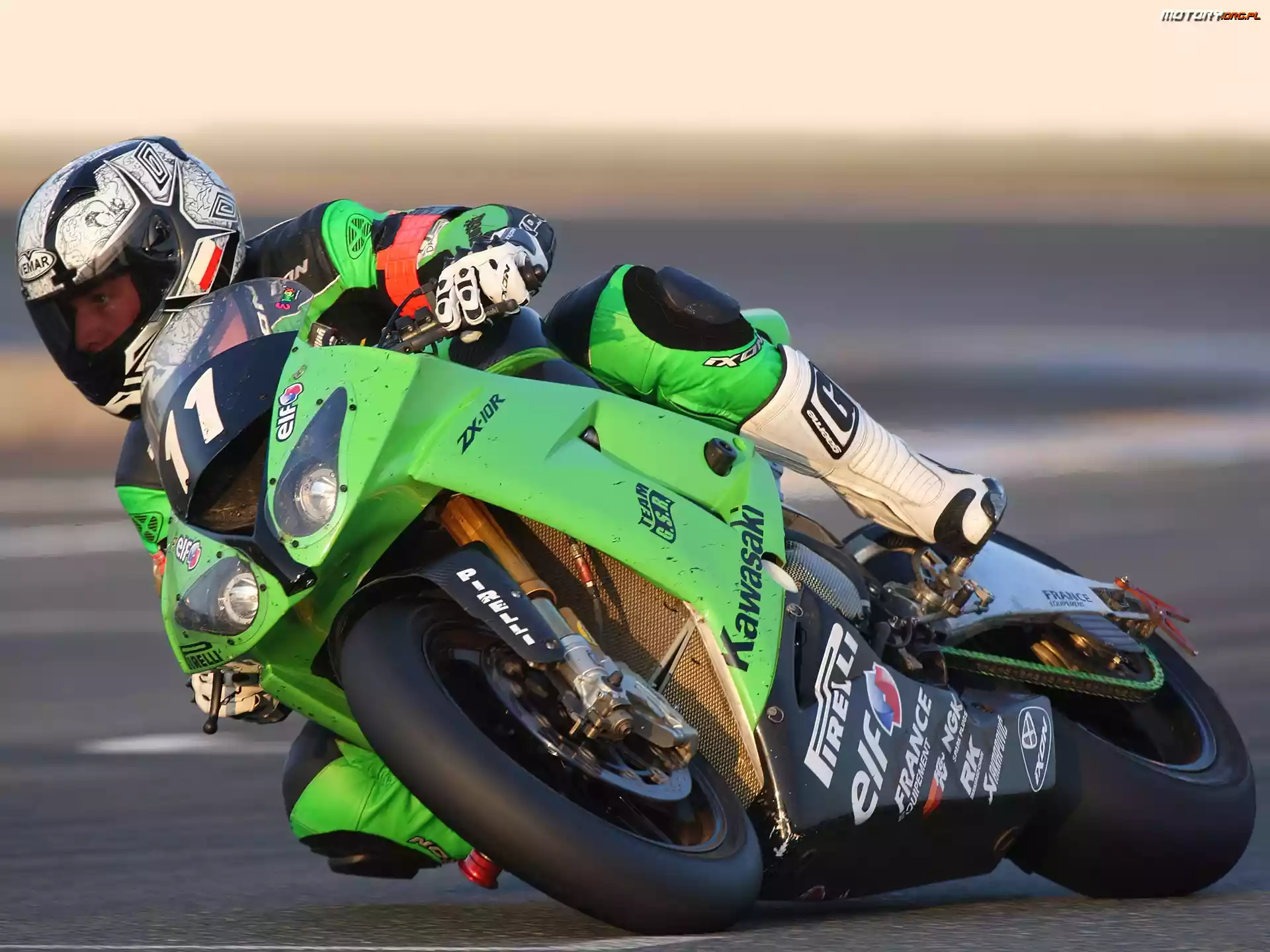 Łańcuch, Kawasaki Ninja ZX-10R, Zielony