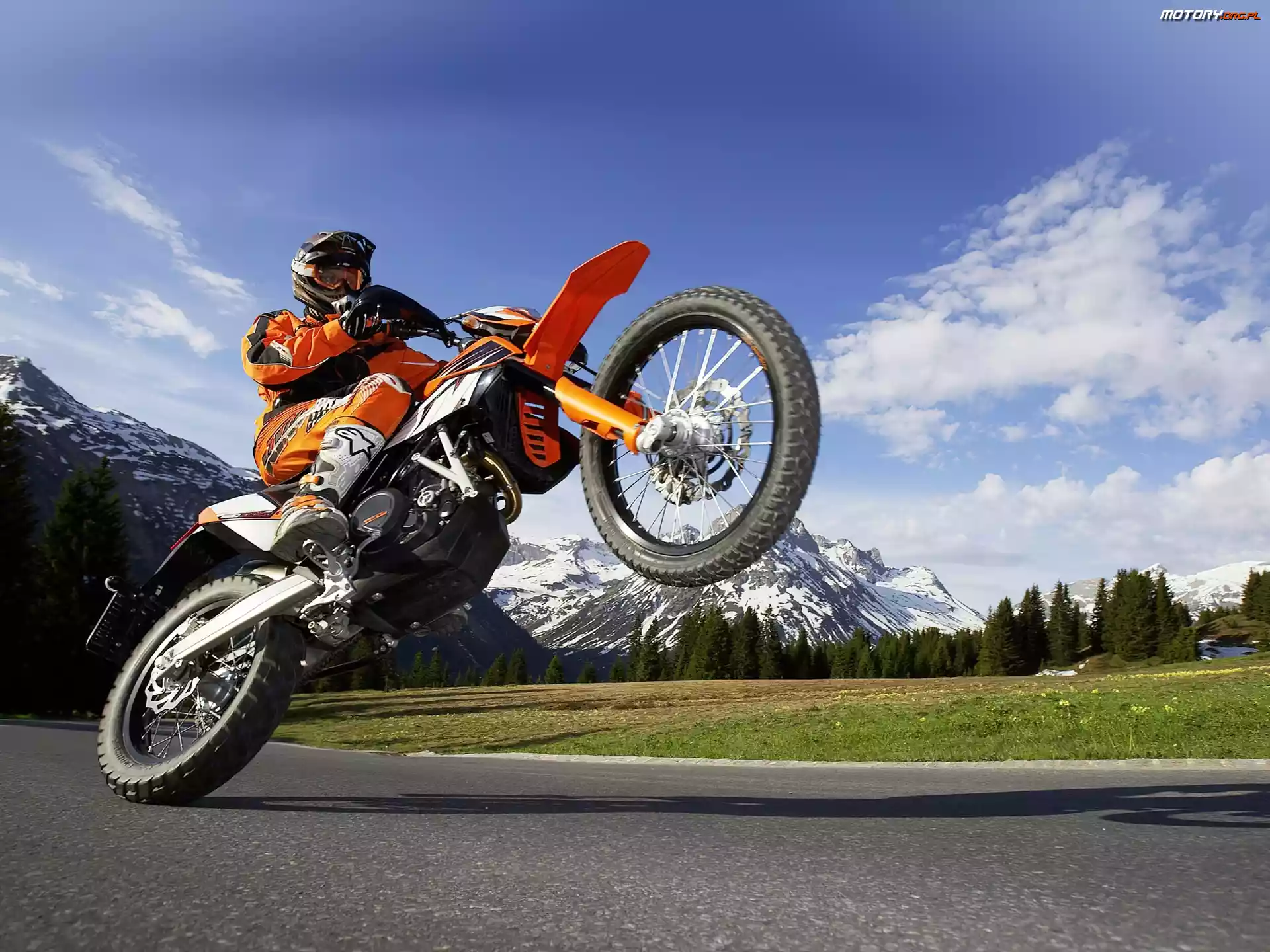 Koło, KTM 690 Enduro, Błotnik