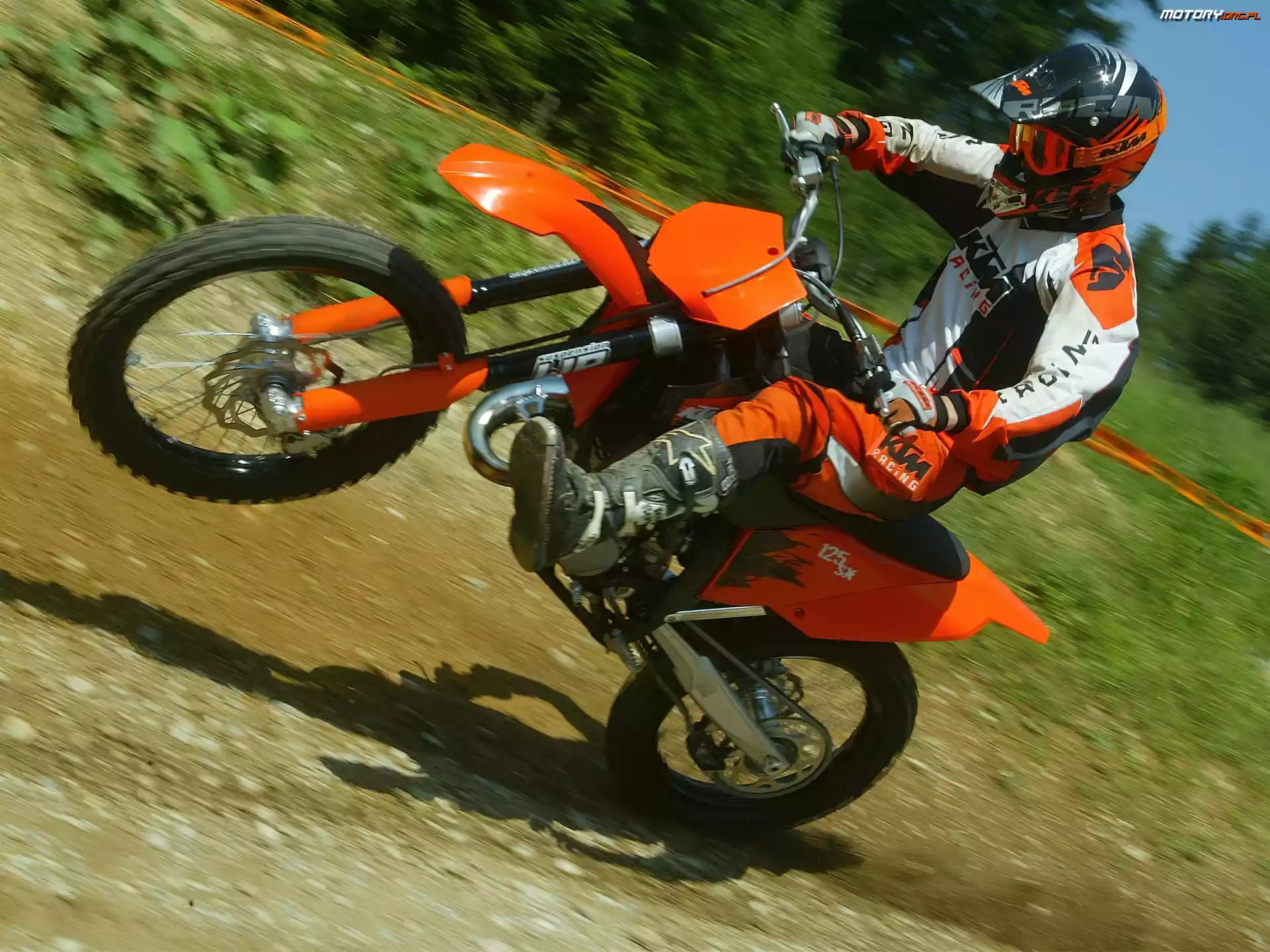 Opony, KTM 125 SX, Wahacz