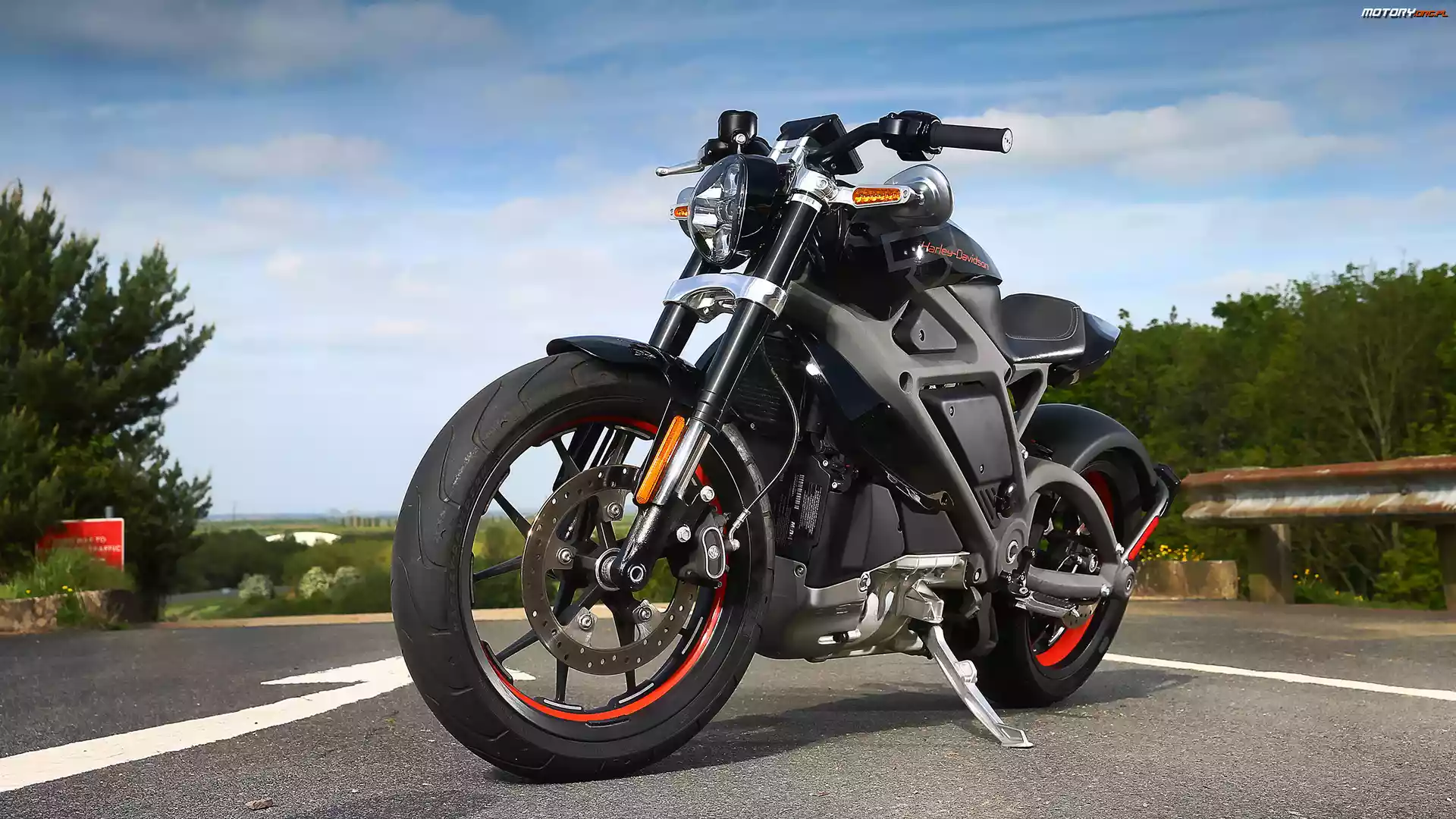 Motocykl, Harley-Davidson LiveWire, Czarny, Elektryczny