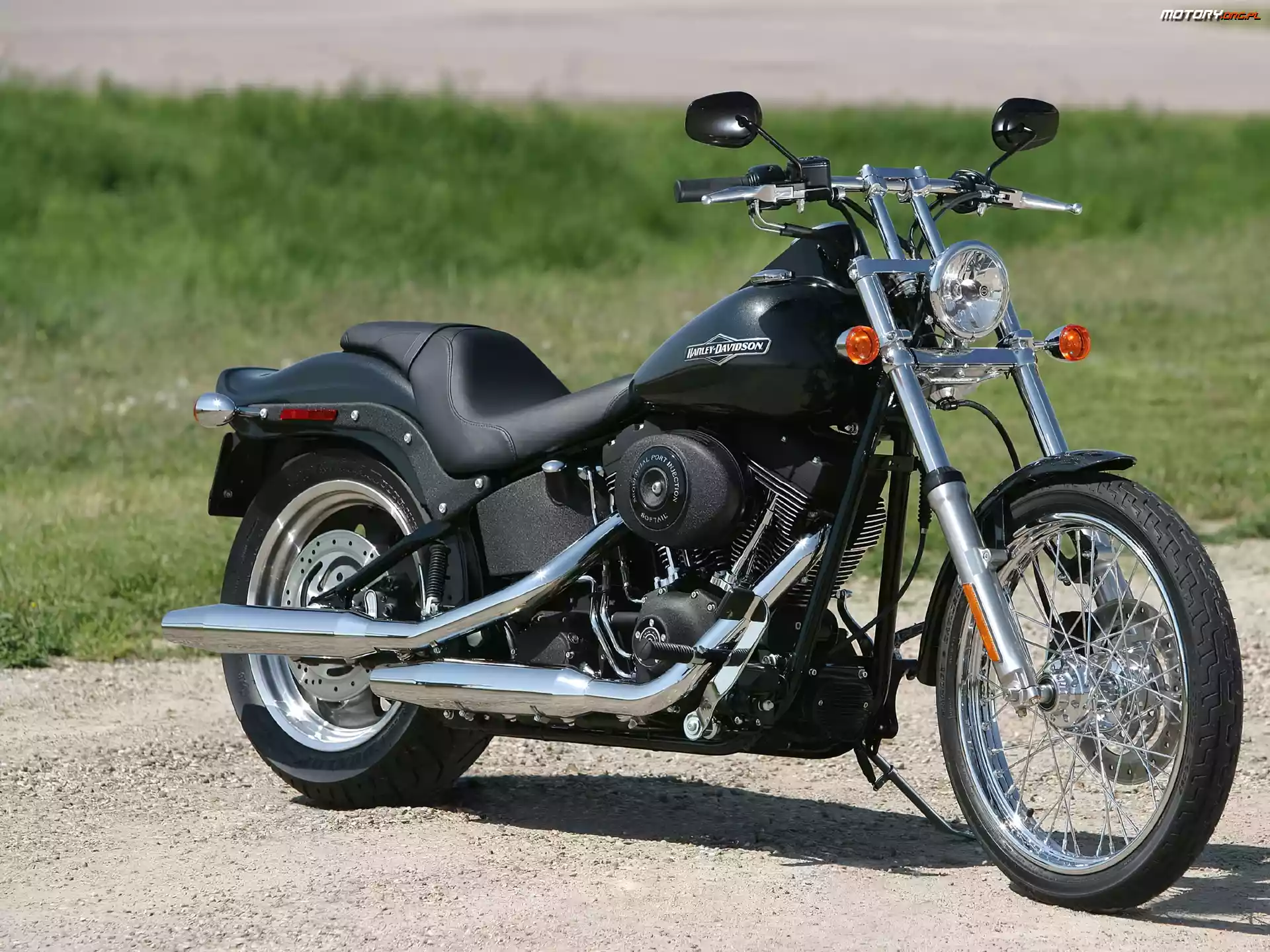 Harley Davidson Softail Night Train, Czarny, Mat