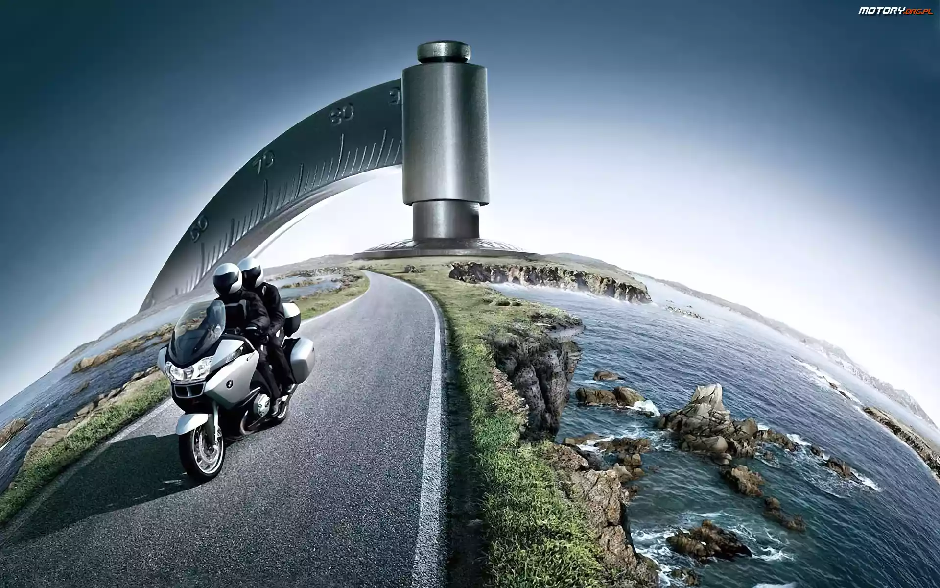 BMW, Globus, Motocykl