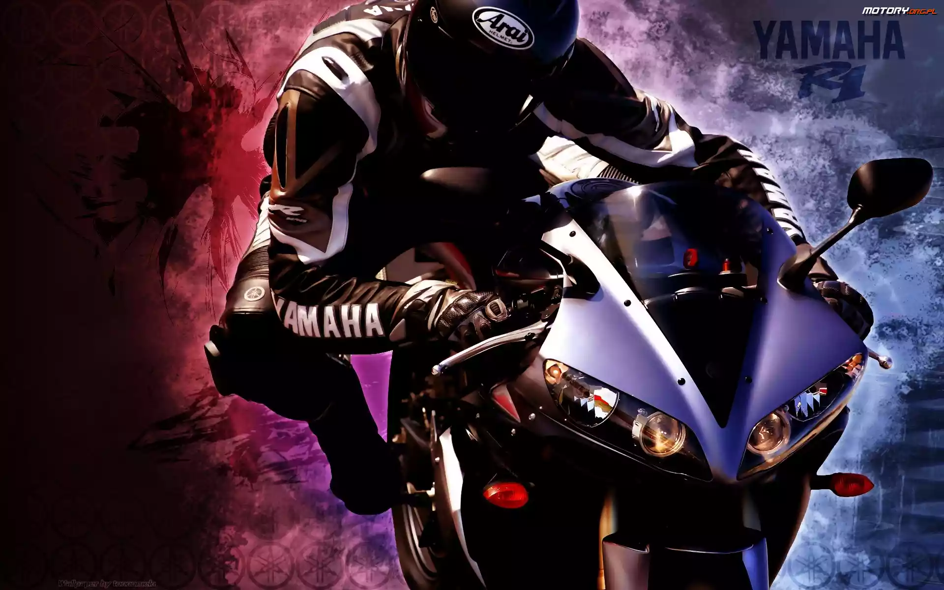 Motocyklista, Ścigacz, Yamaha YZF R1, Motocykl
