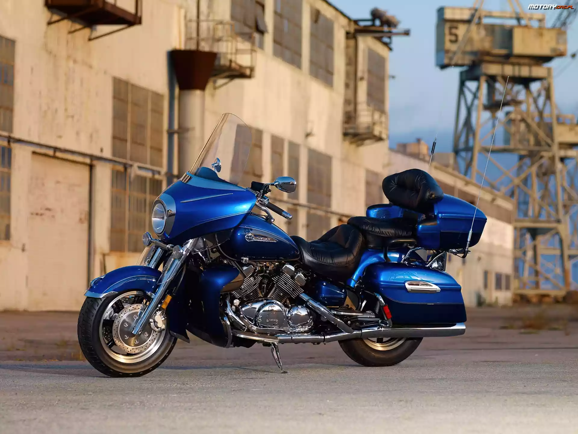 Chromy, Niebieska, Yamaha Royal Star Venture