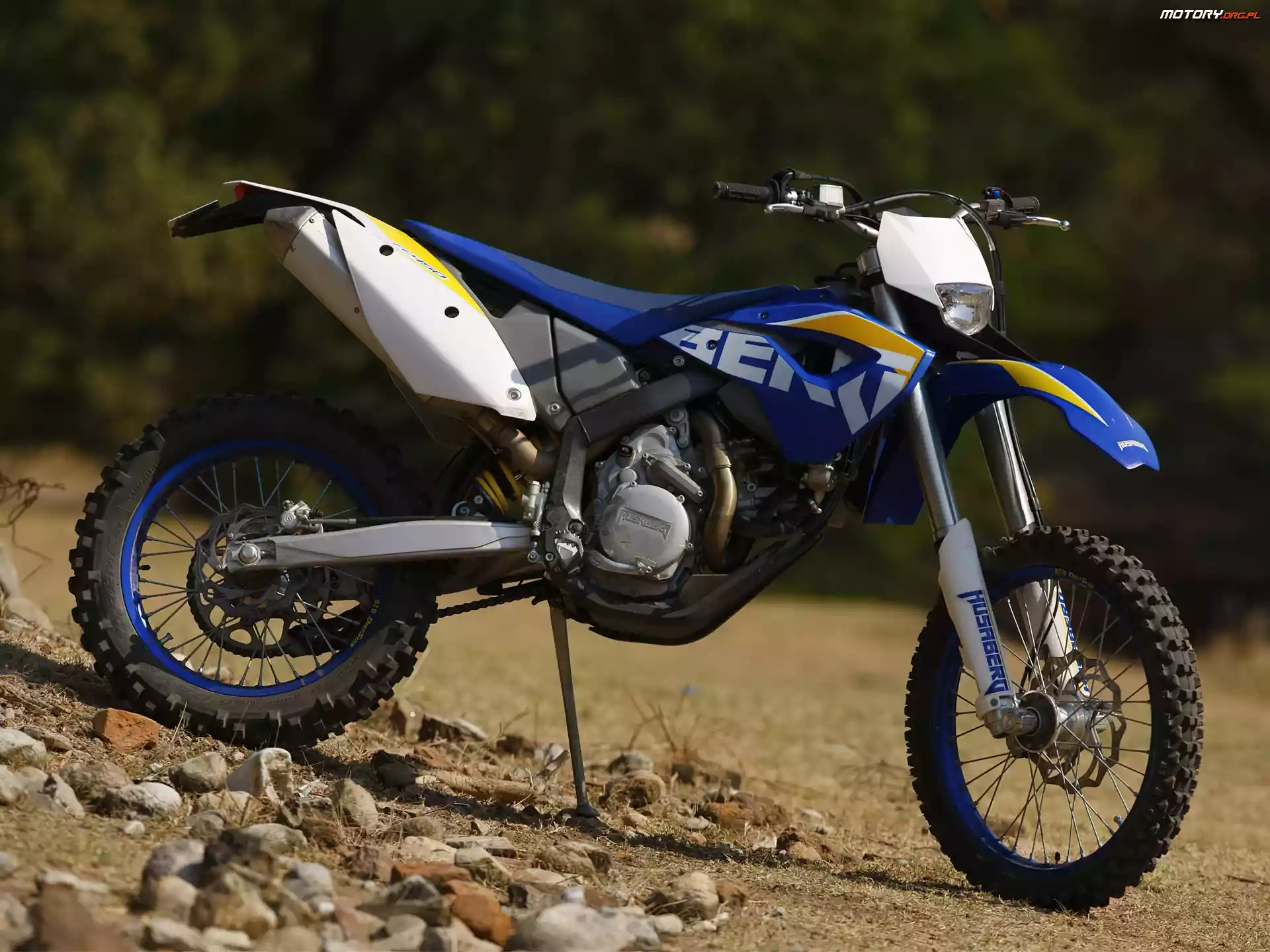 Stopka, Niebieski, Husaberg FE450