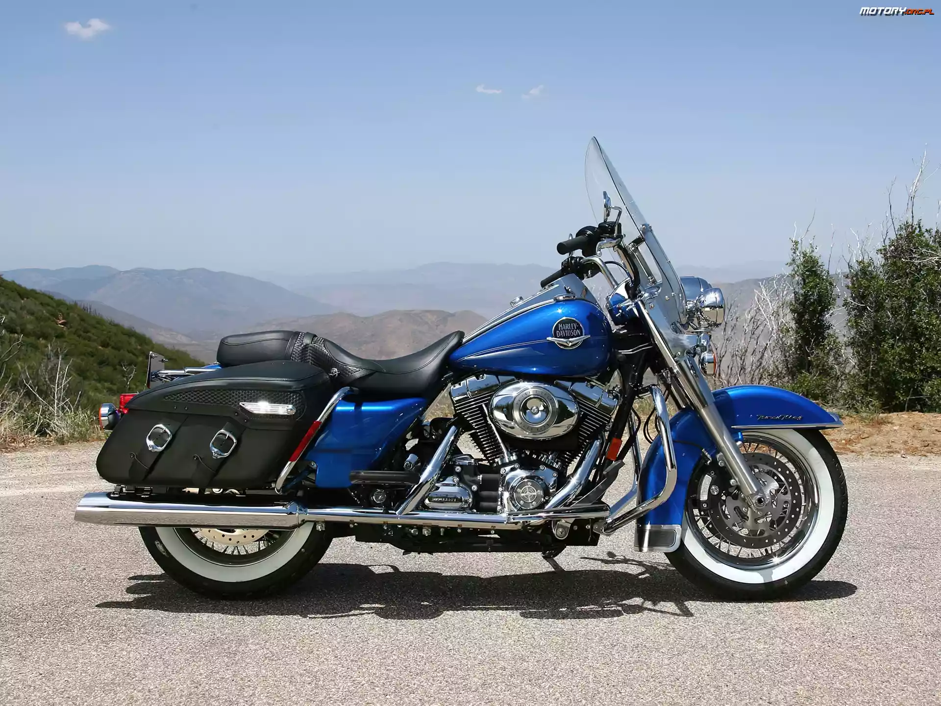 Harley Davidson Road King, Niebieski