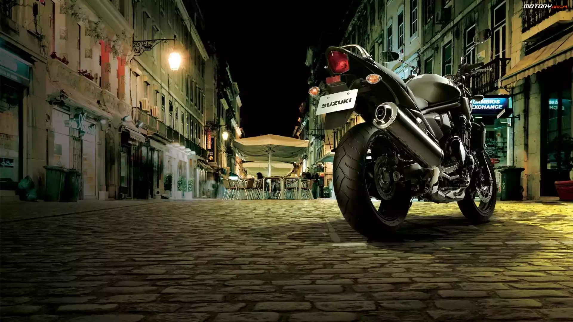 Suzuki, Nocą, Motor, Miasto