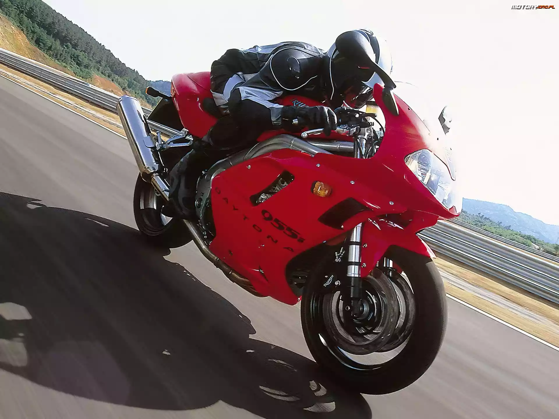 Nakładka, Siedzenie, Triumph Daytona 955i, Na
